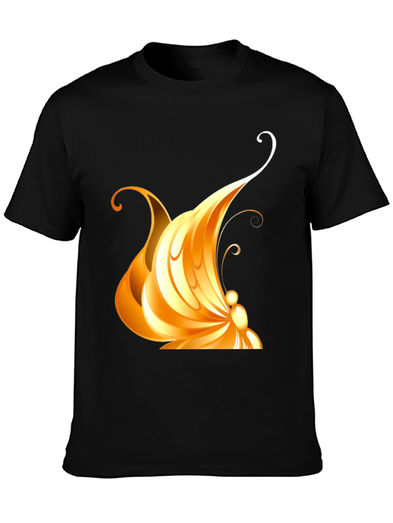 Golden Butterfly Graphic Tee