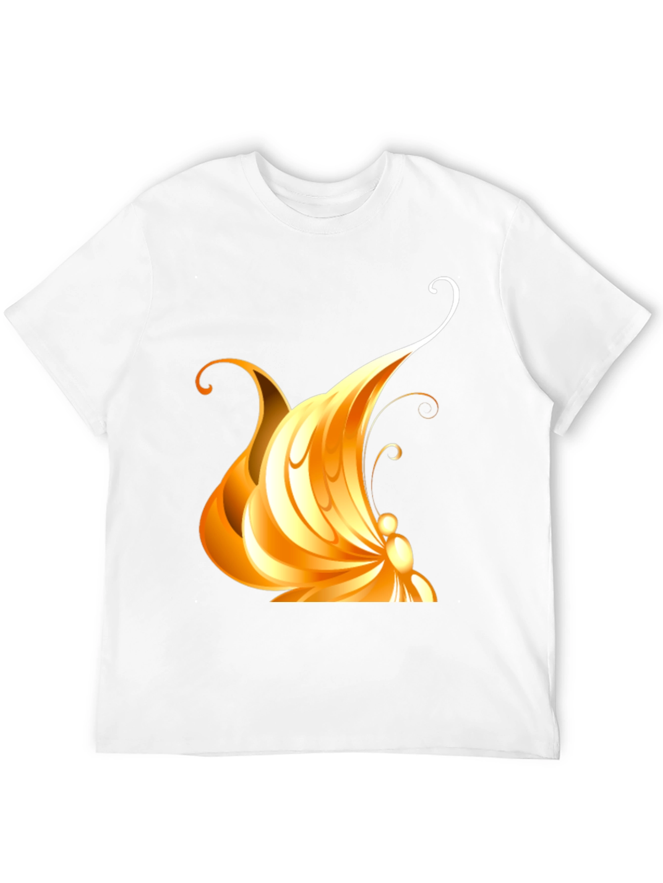 Golden Butterfly Graphic Tee