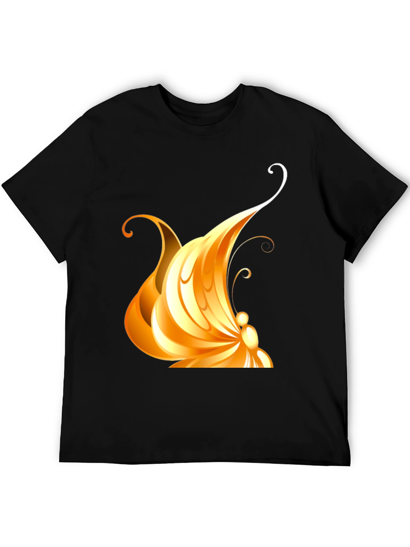 Golden Butterfly Graphic Tee