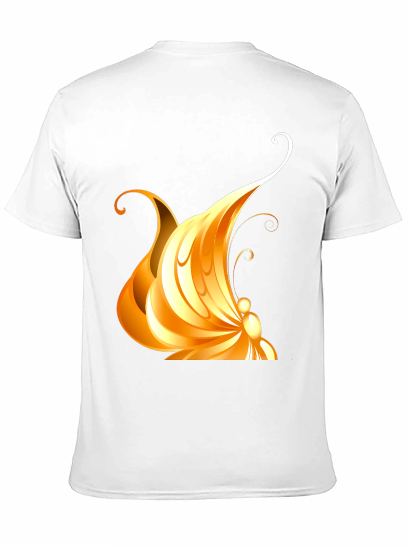 Golden Butterfly Graphic Tee