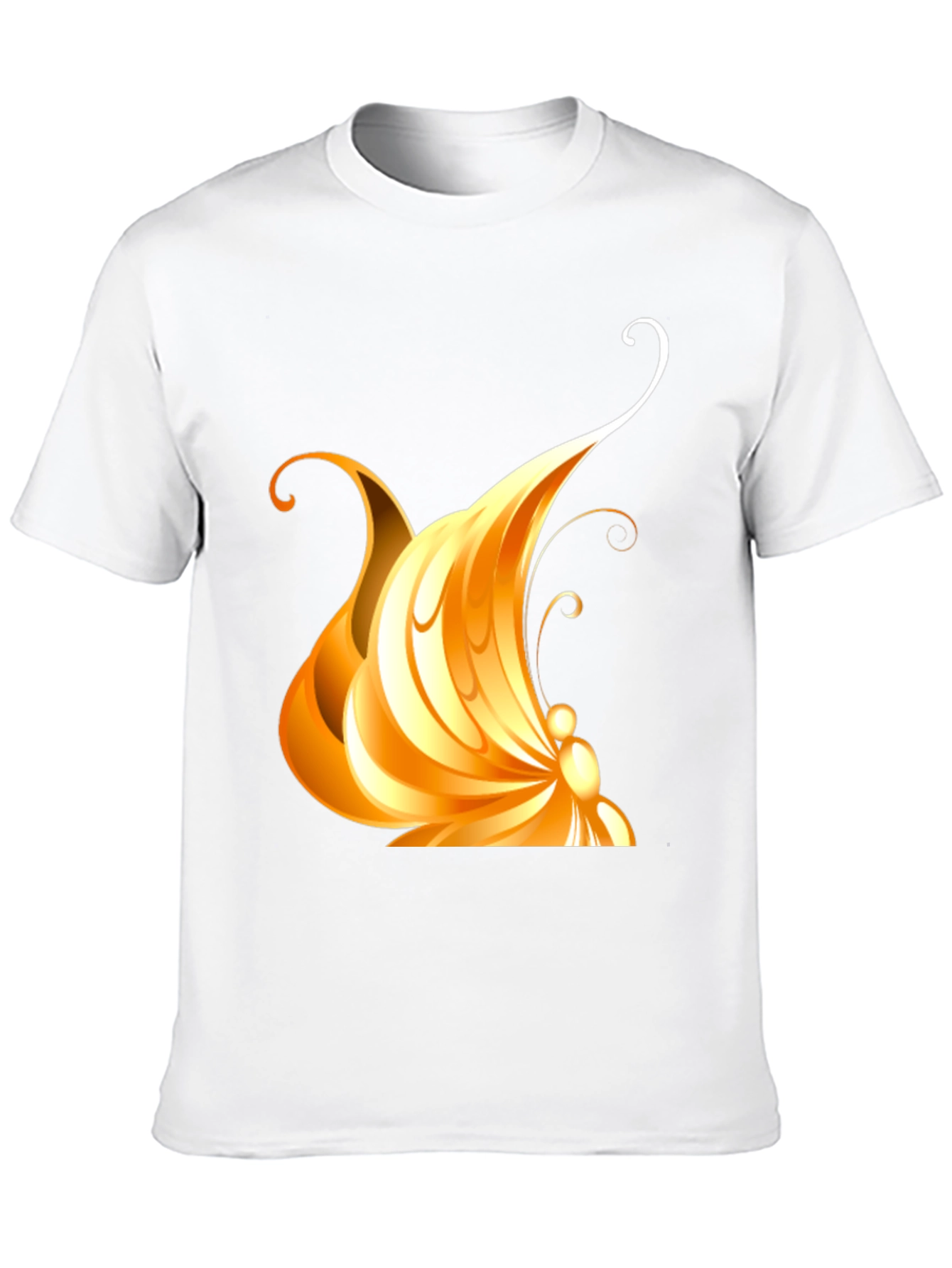 Golden Butterfly Graphic Tee