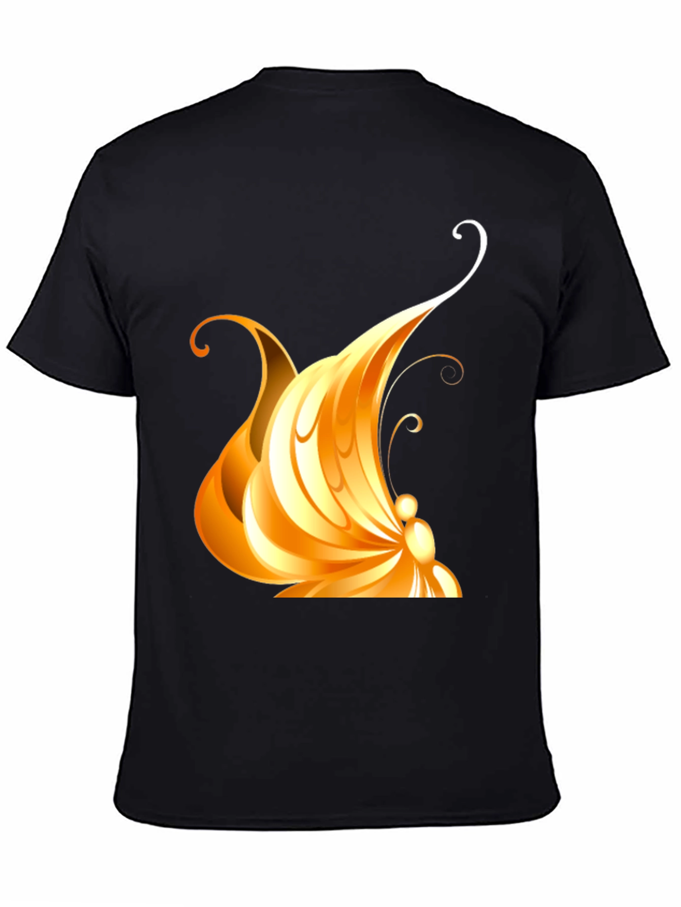 Golden Butterfly Graphic Tee