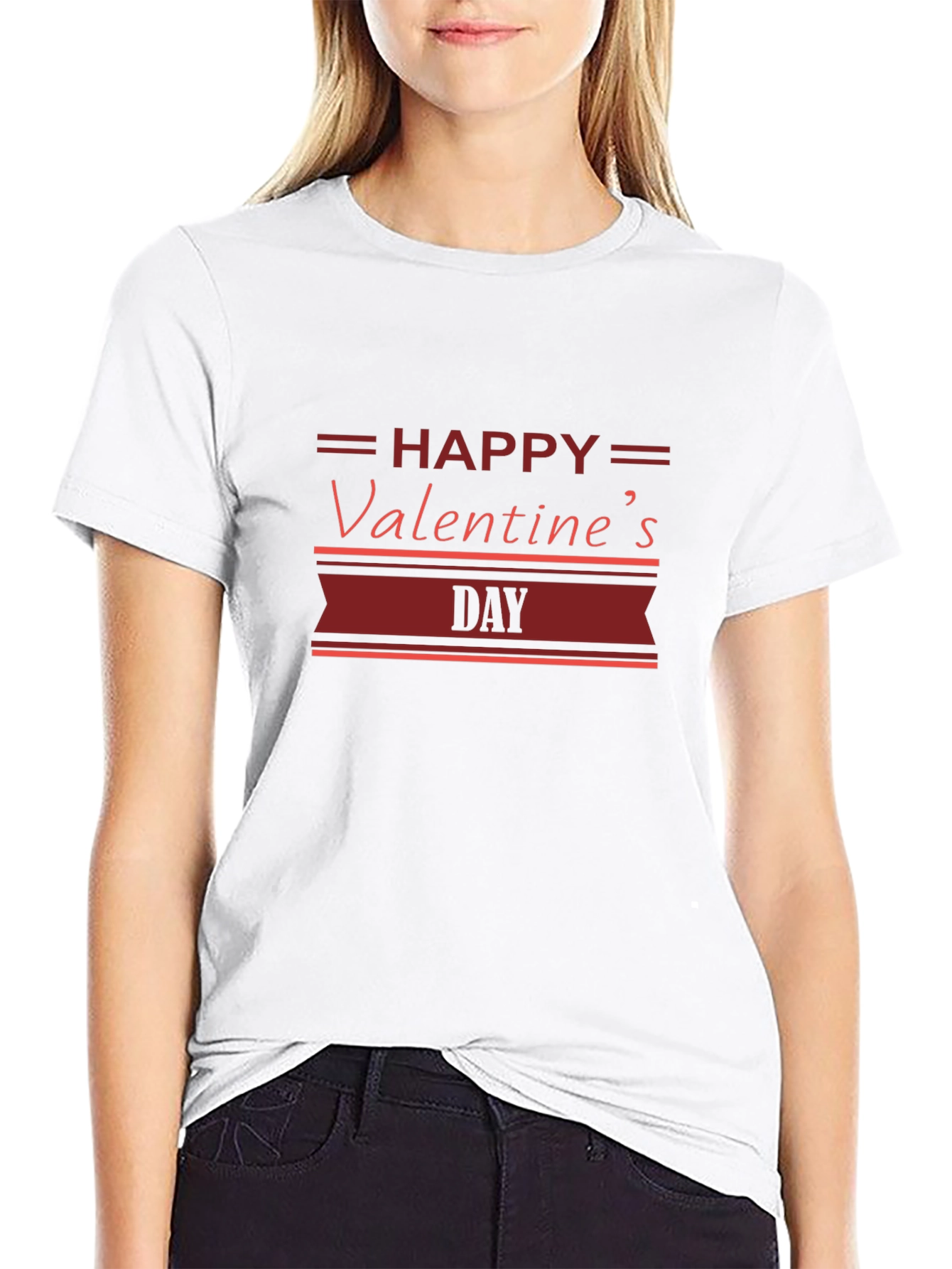 Happy Valentines Day Graphic T-Shirt
