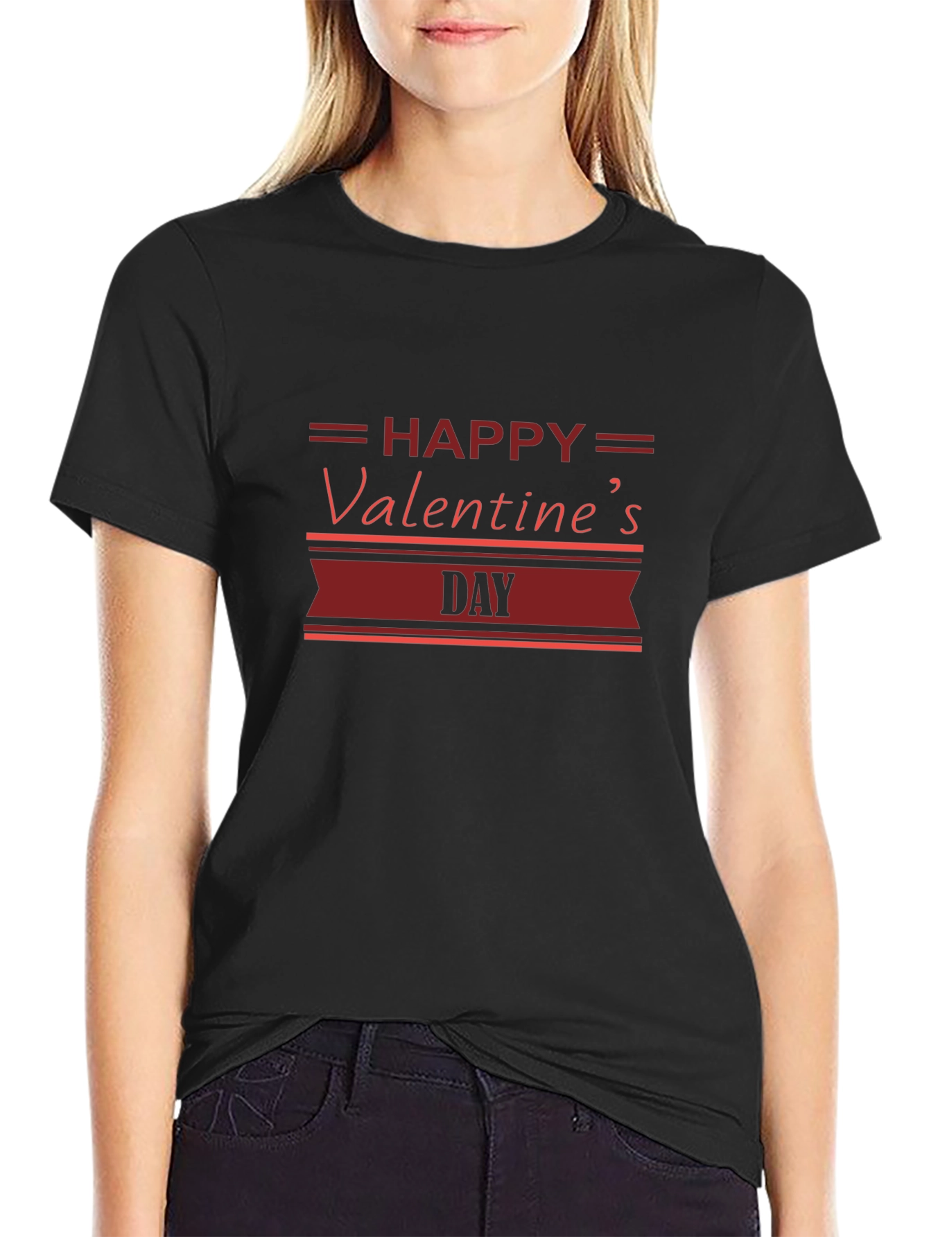 Happy Valentines Day Graphic T-Shirt