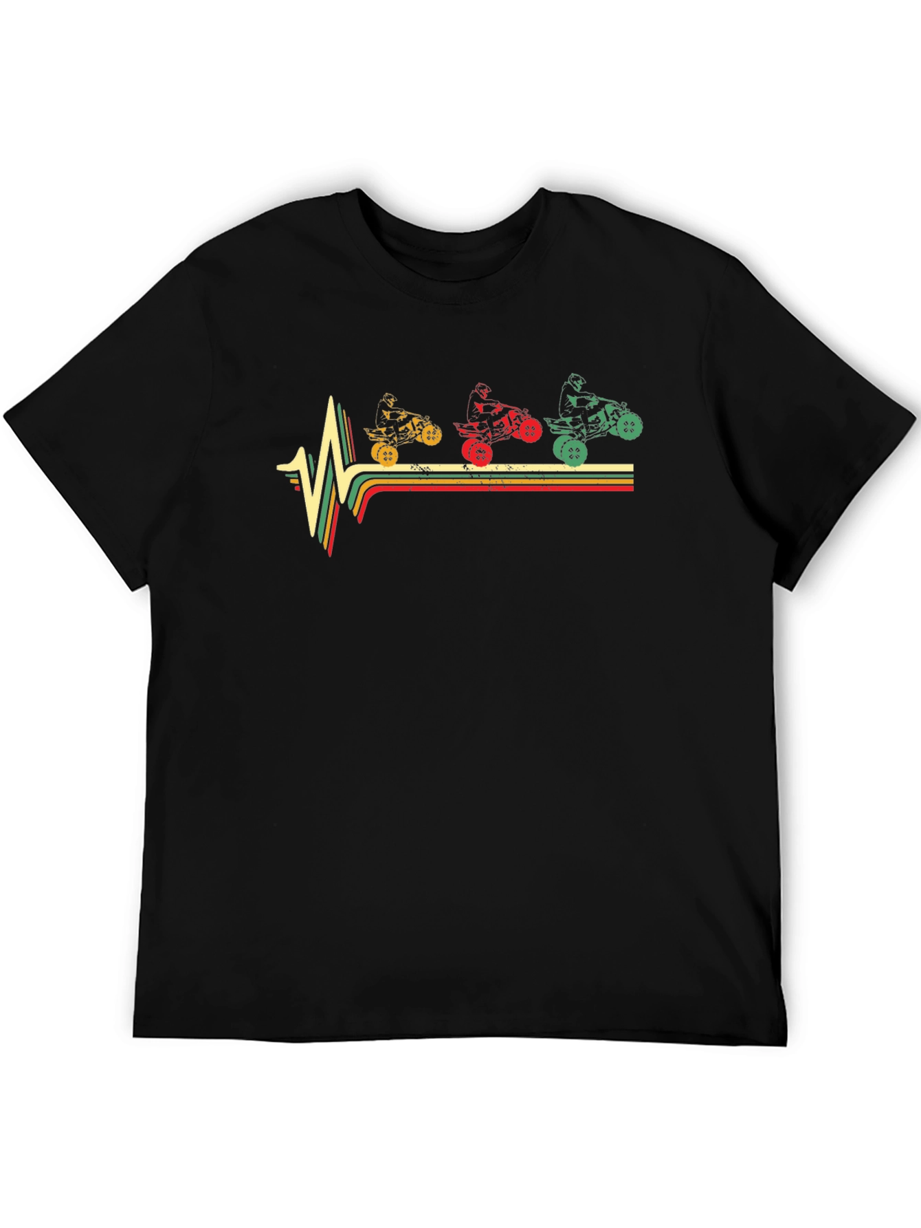 ATV Heartbeat Graphic T-Shirt - Ride On!