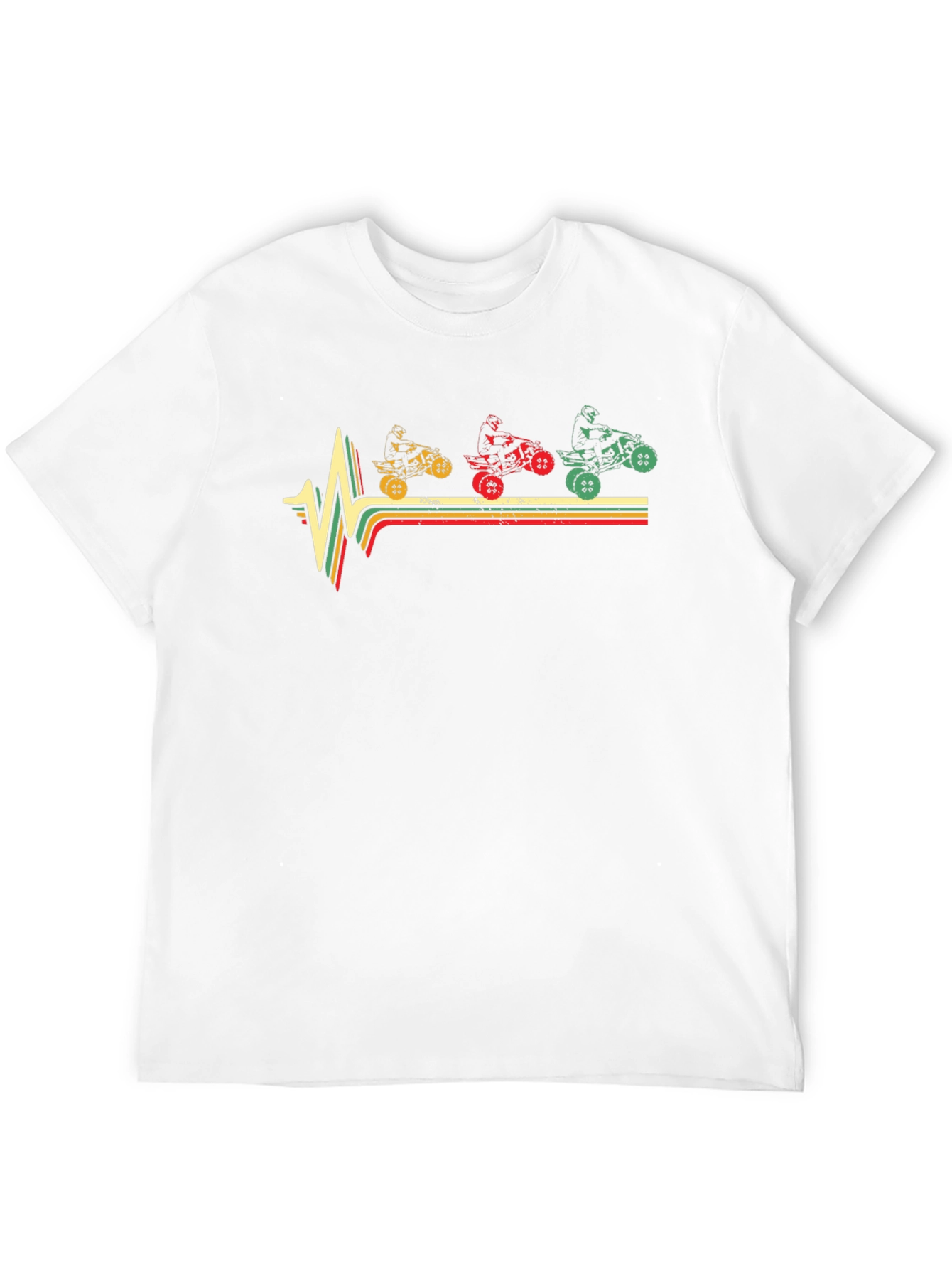ATV Heartbeat Graphic T-Shirt - Ride On!