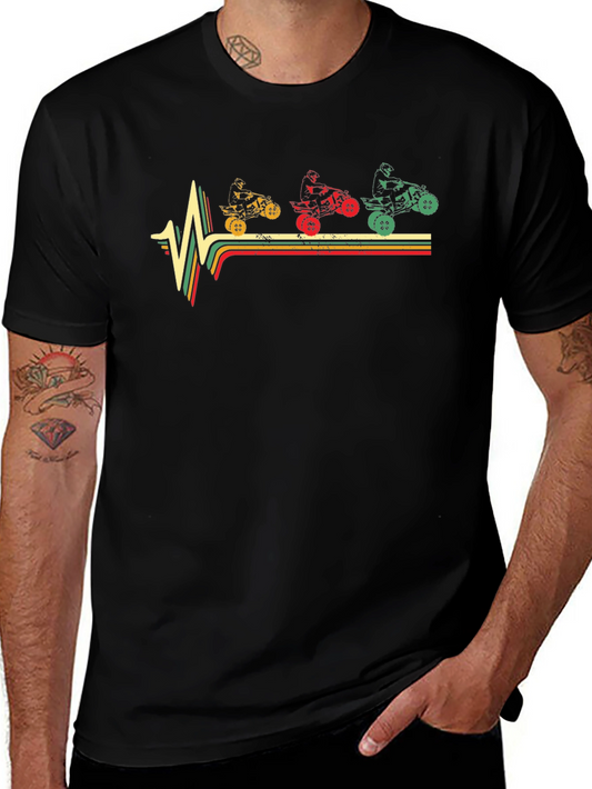 ATV Heartbeat Graphic T-Shirt - Ride On!