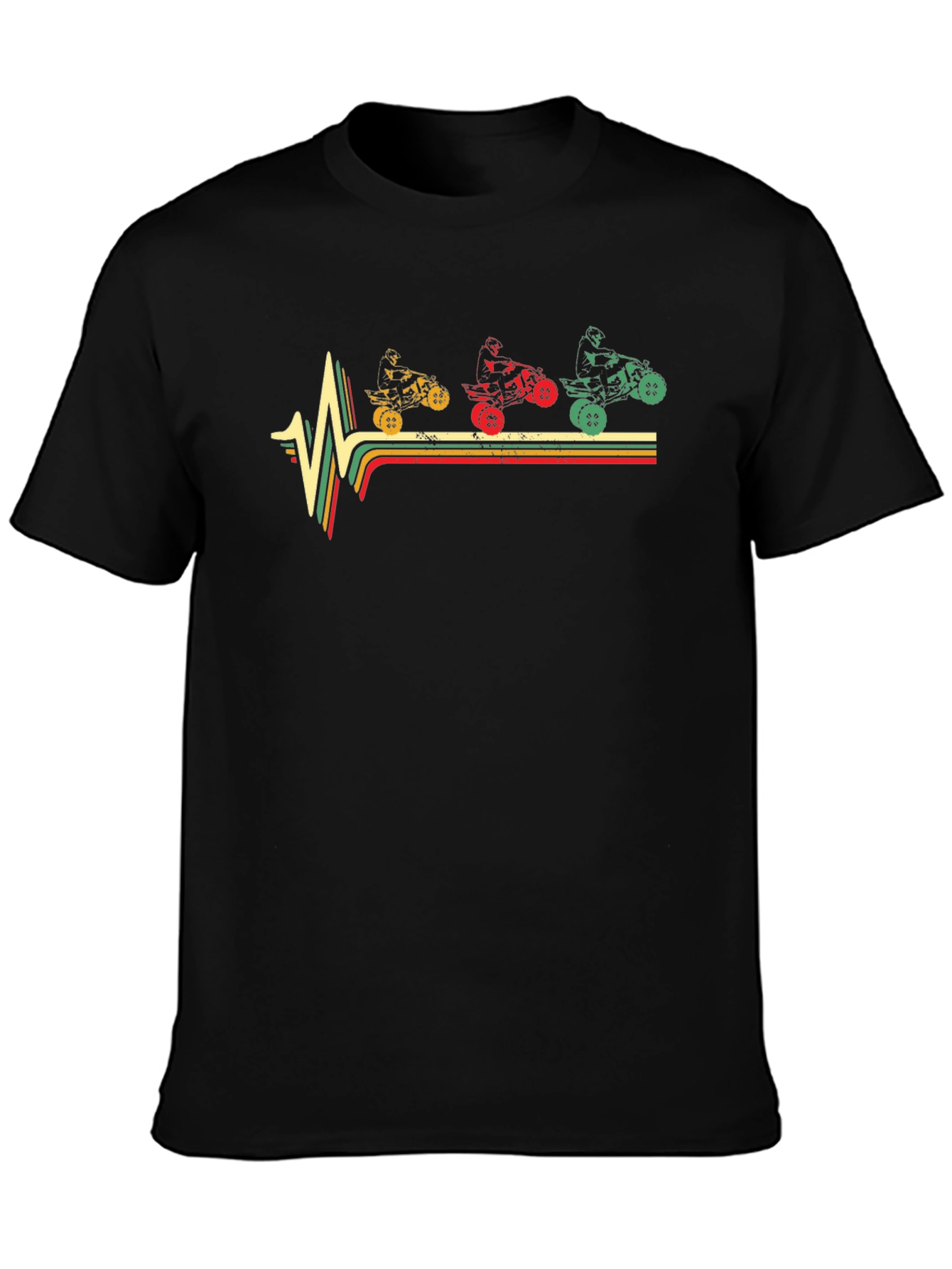 ATV Heartbeat Graphic T-Shirt - Ride On!