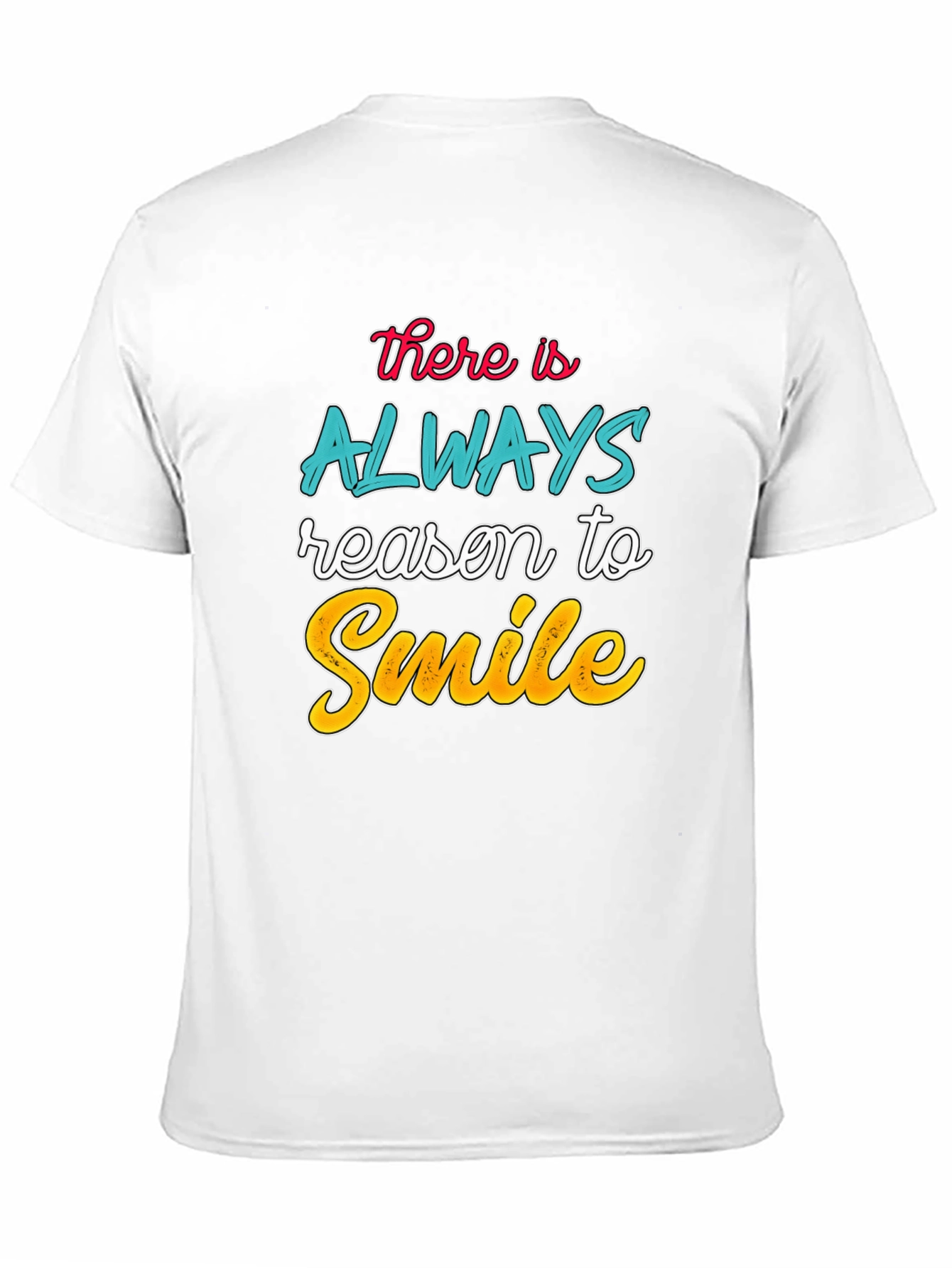 Always Reason to Smile T-Shirt | Black Graphic Tee