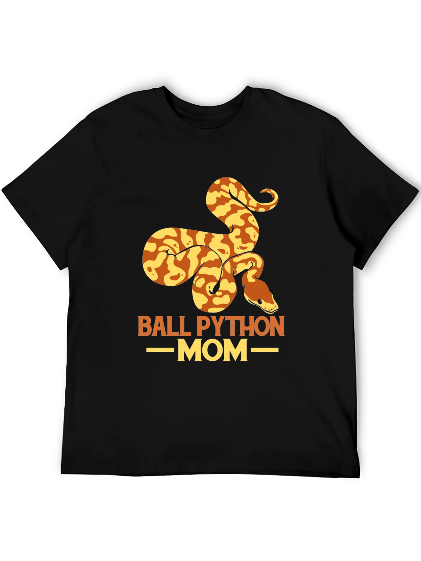 Ball Python Mom Graphic T-Shirt Reptile Lover Tee