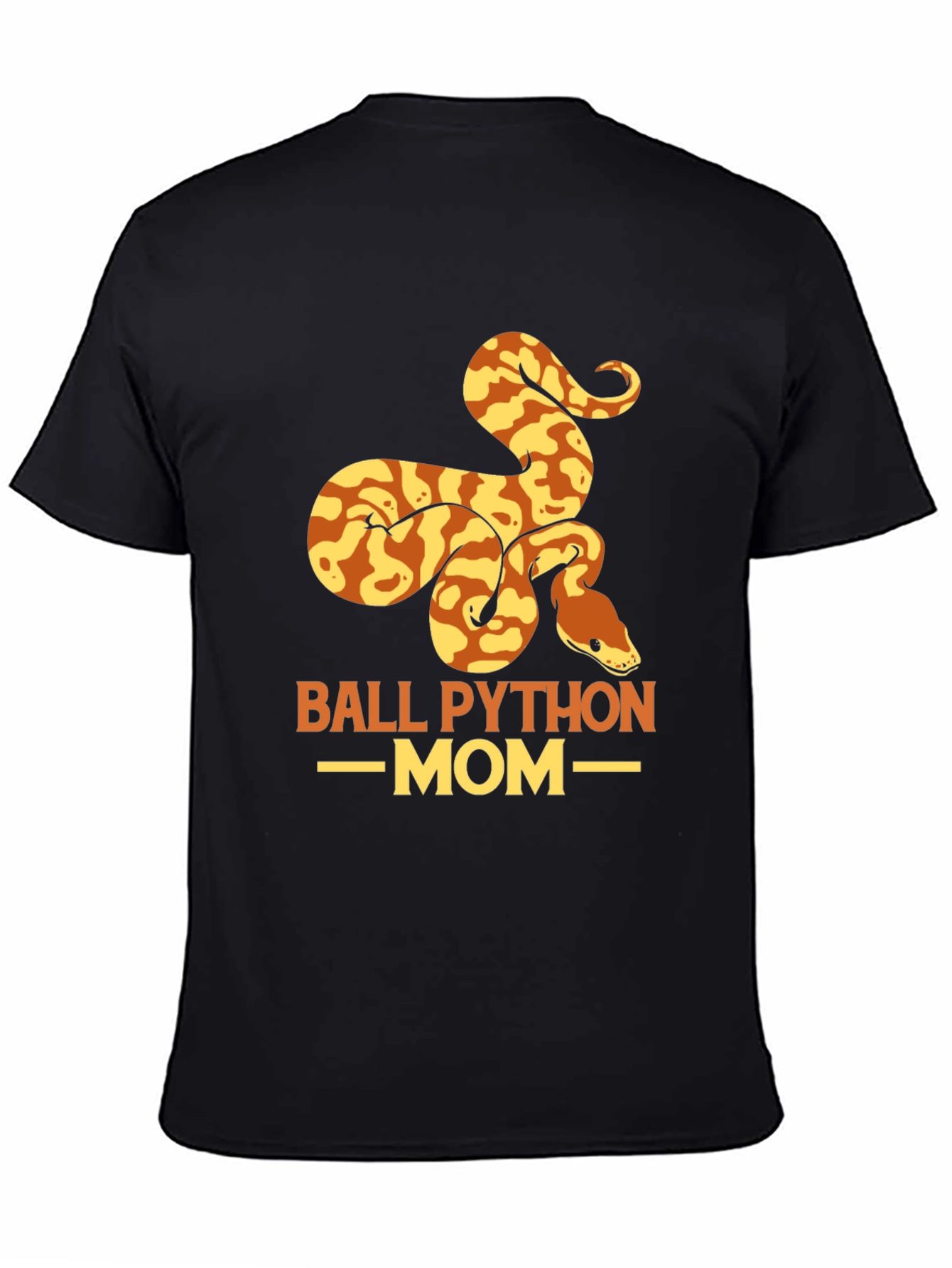 Ball Python Mom Graphic T-Shirt Reptile Lover Tee