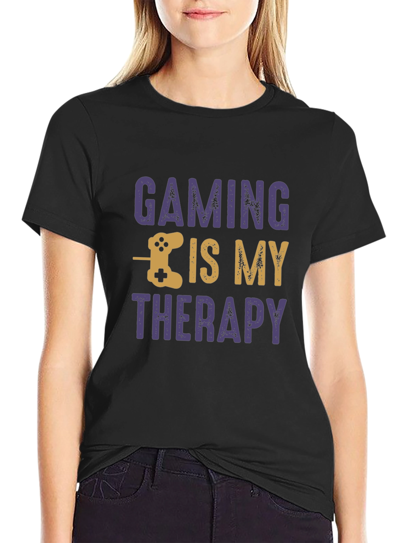 Gaming is My Therapy Mens T-Shirt