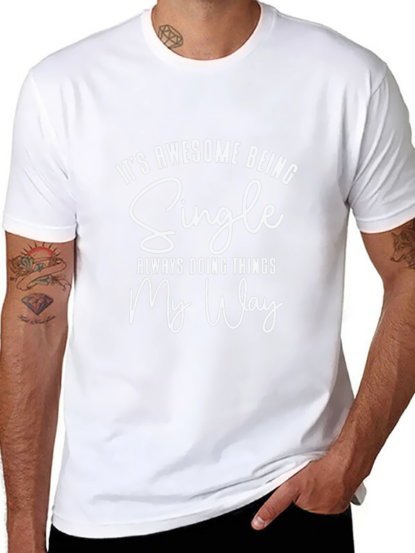 Awesome Being Single T-Shirt