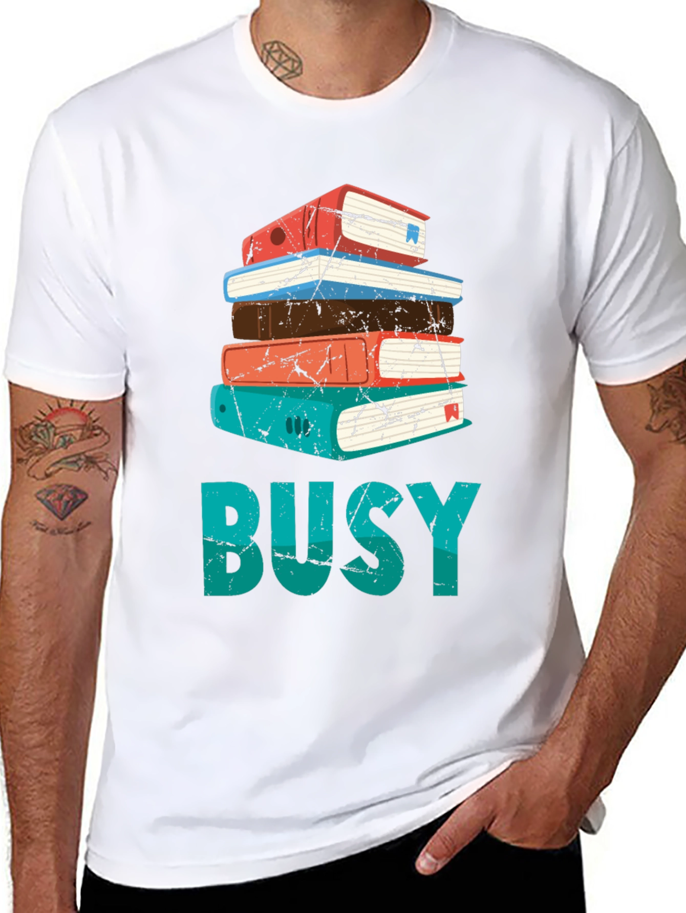 Busy Books Graphic Tee