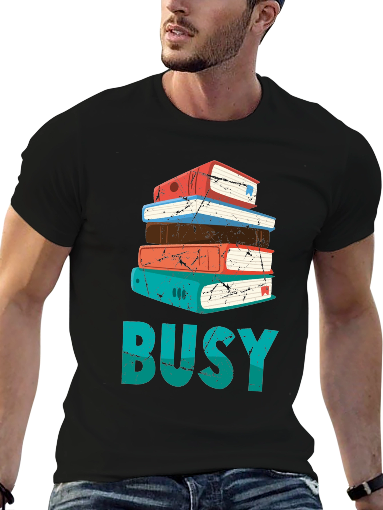 Busy Books Graphic Tee
