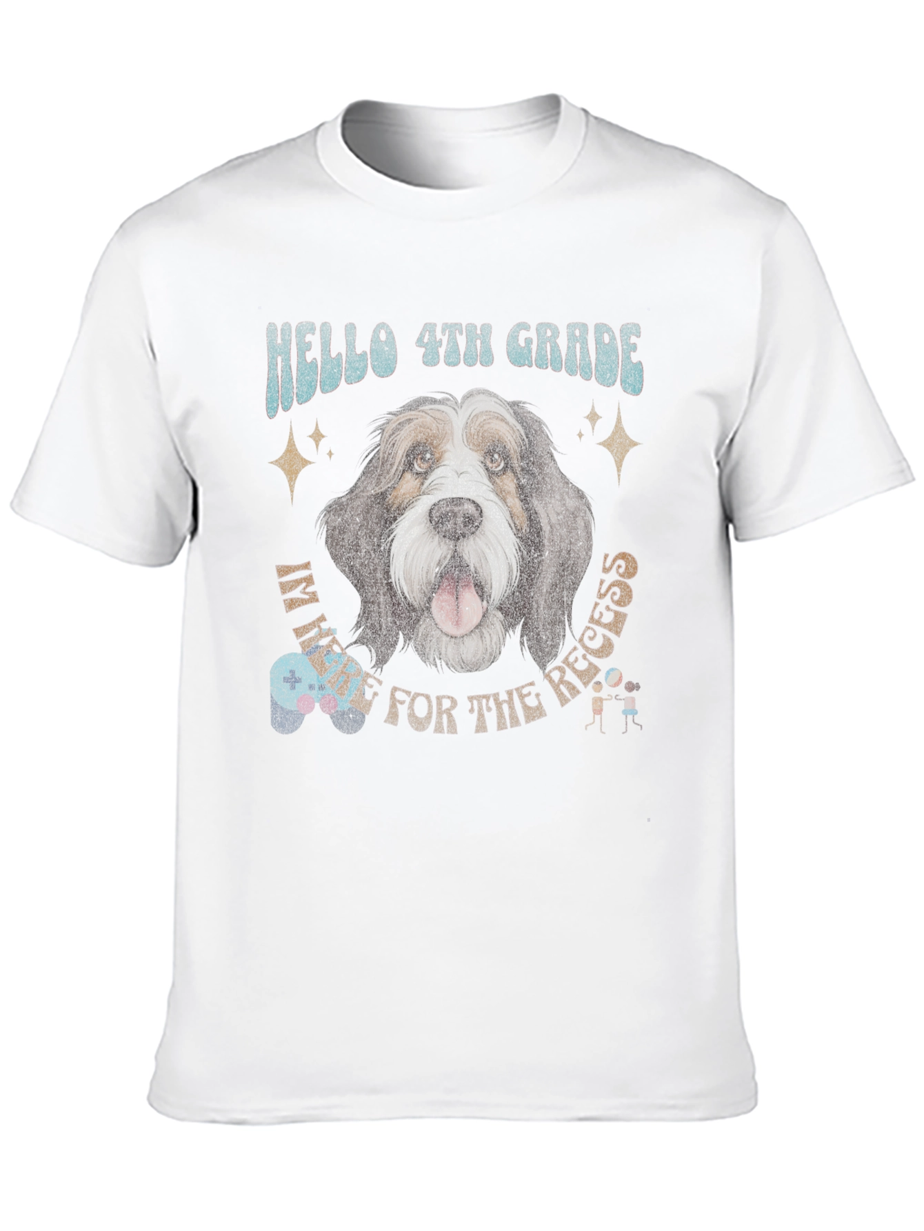 Hello 4th Grade Dog Recess T-Shirt