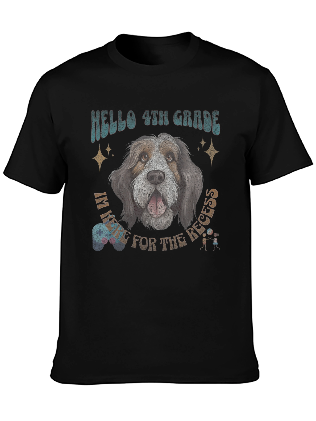 Hello 4th Grade Dog Recess T-Shirt