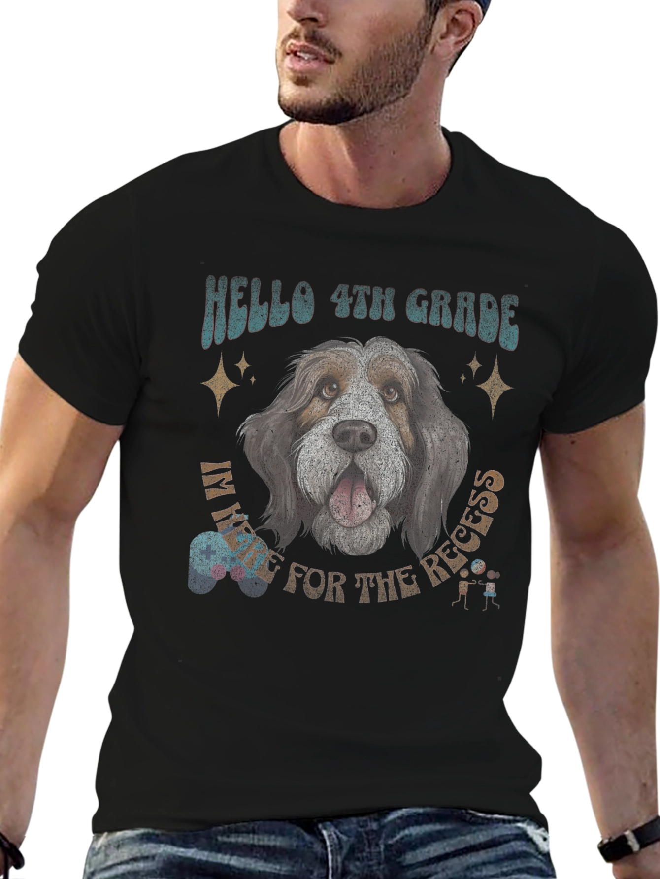 Hello 4th Grade Dog Recess T-Shirt