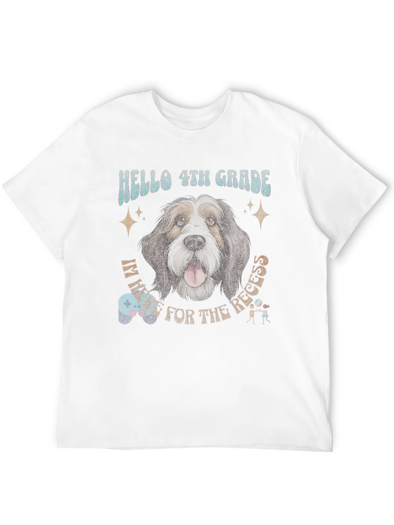 Hello 4th Grade Dog Recess T-Shirt