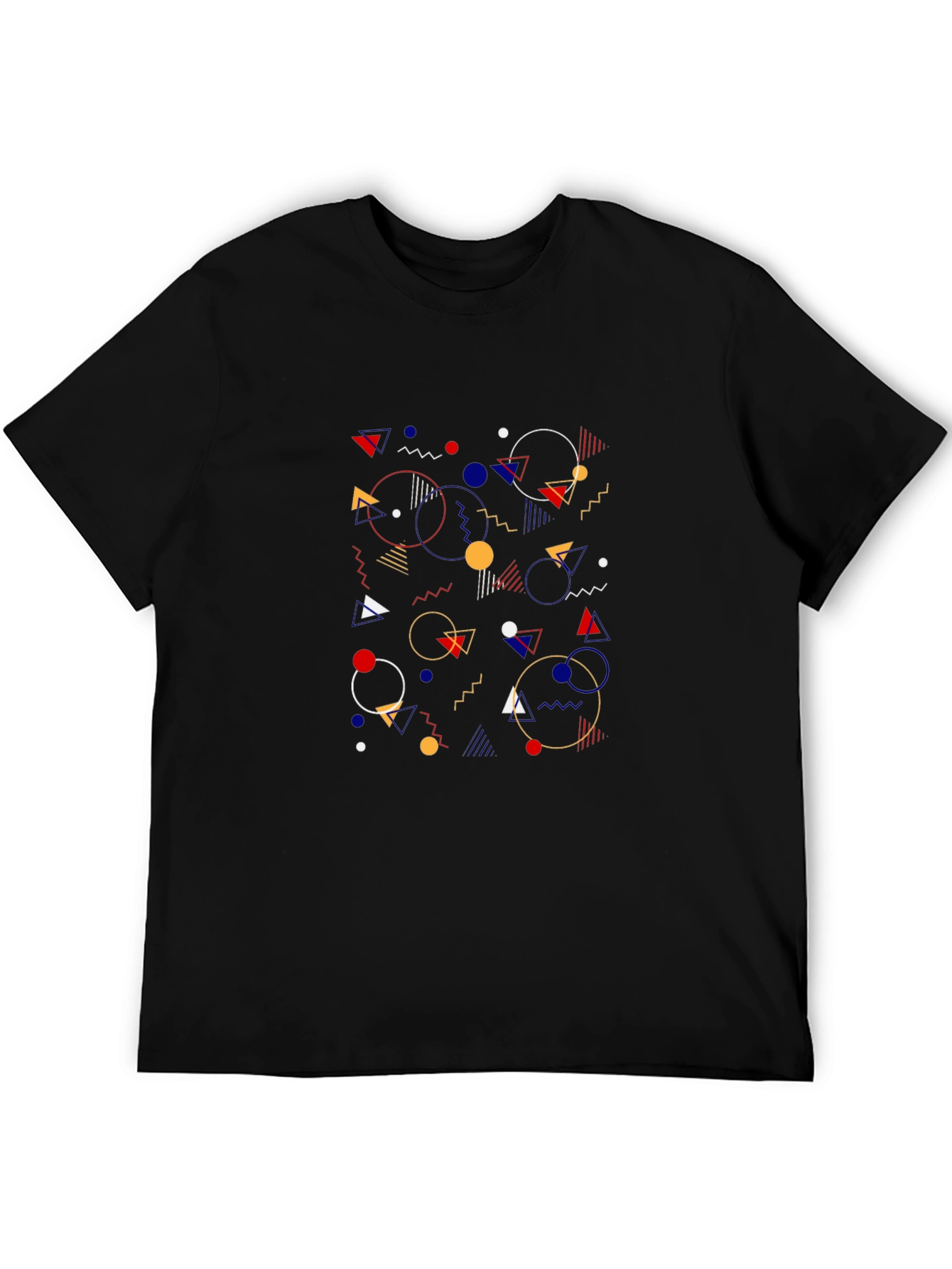 Geometric Pattern T-Shirt - Modern Graphic Tee