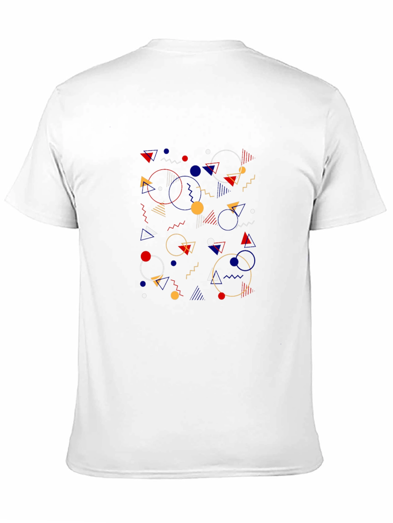 Geometric Pattern T-Shirt - Modern Graphic Tee