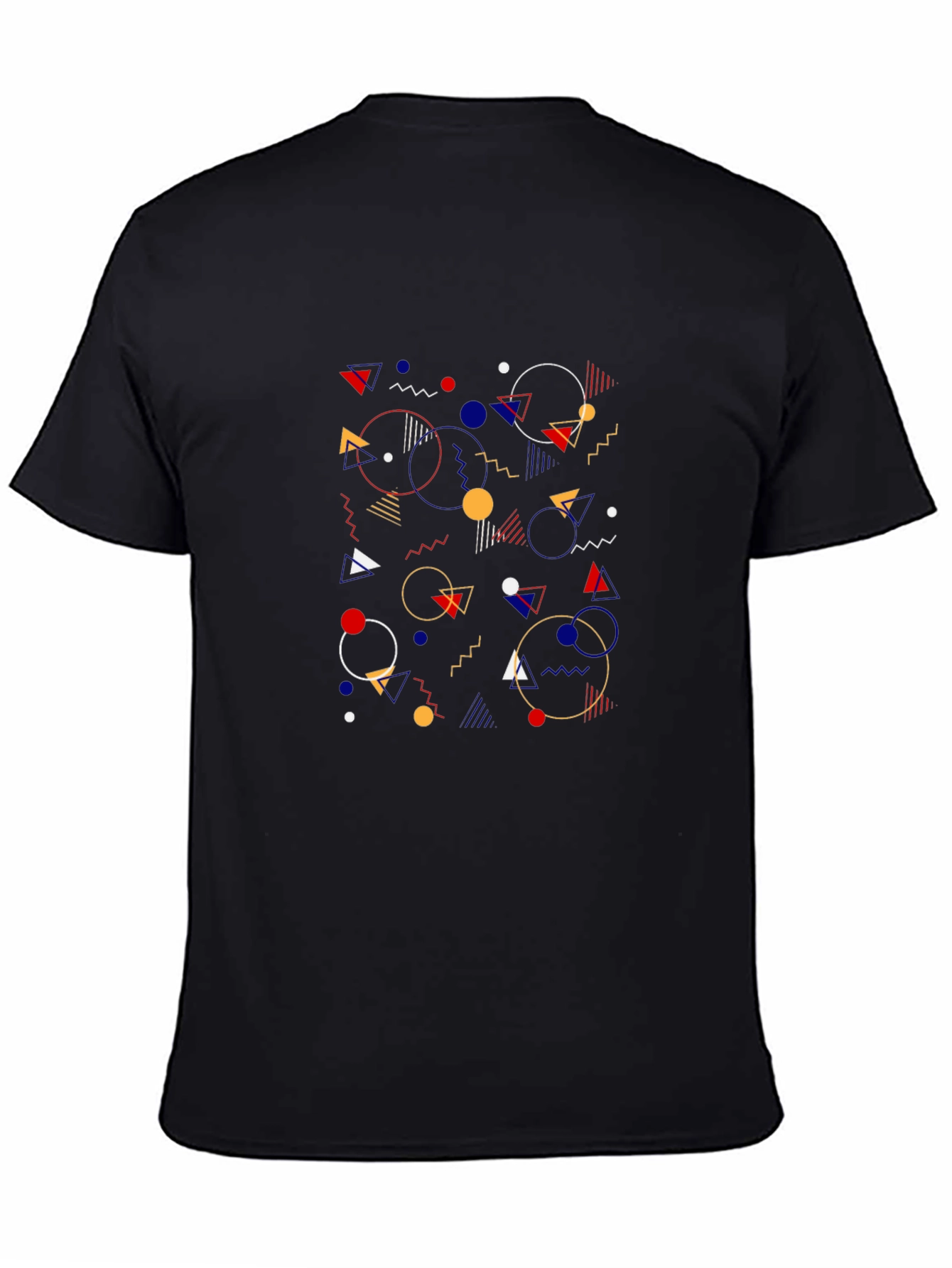 Geometric Pattern T-Shirt - Modern Graphic Tee
