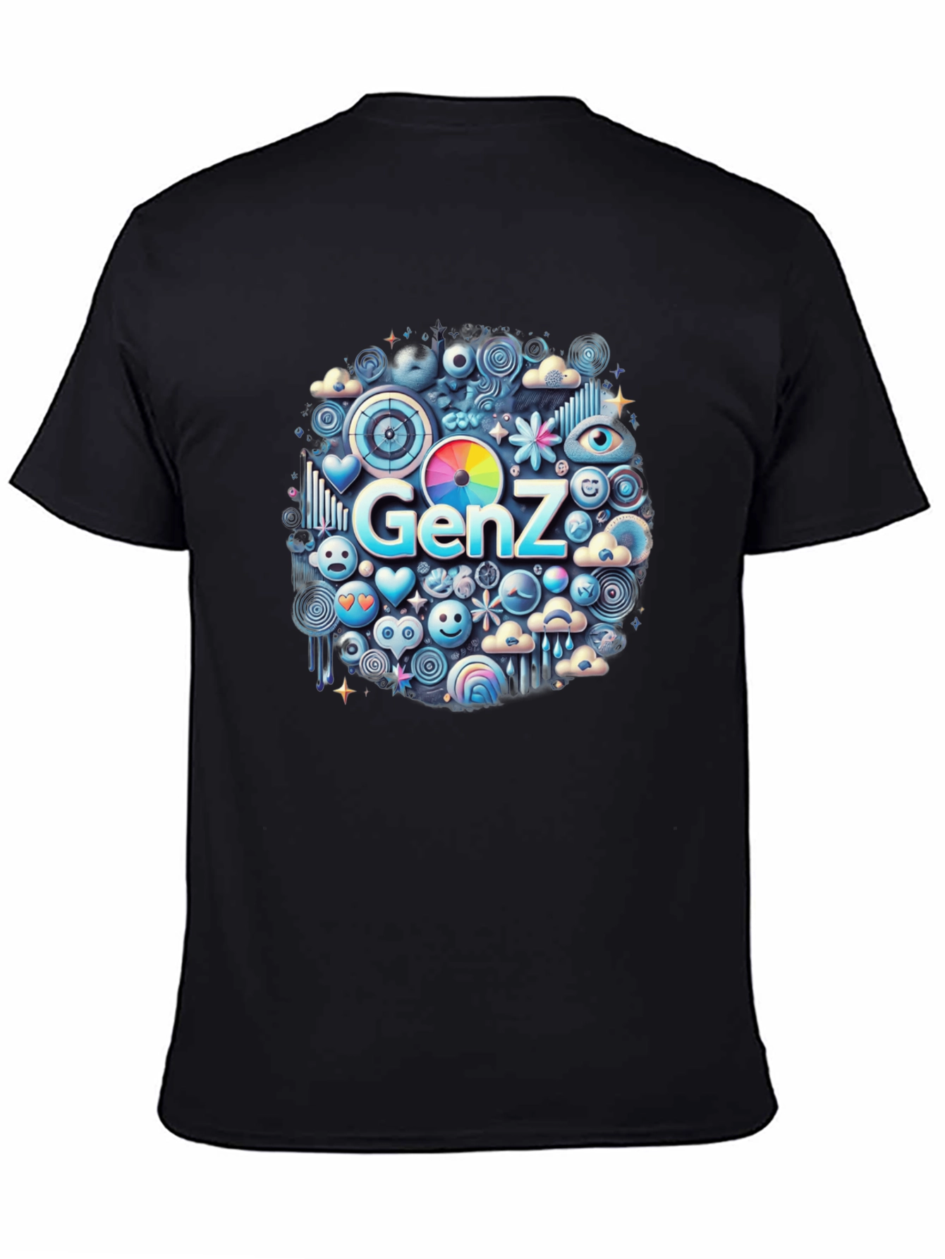 Gen Z Emoji T-Shirt - Trendy Graphic Tee