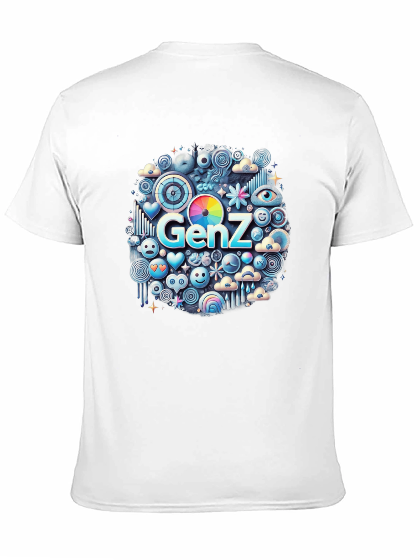 Gen Z Emoji T-Shirt - Trendy Graphic Tee