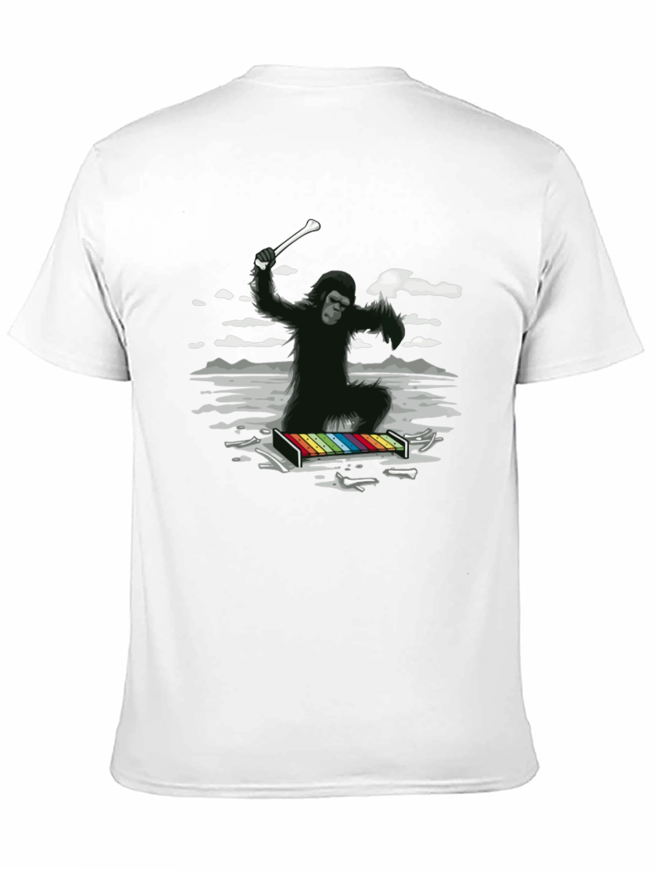 Gorilla Xylophone Player Graphic Tee