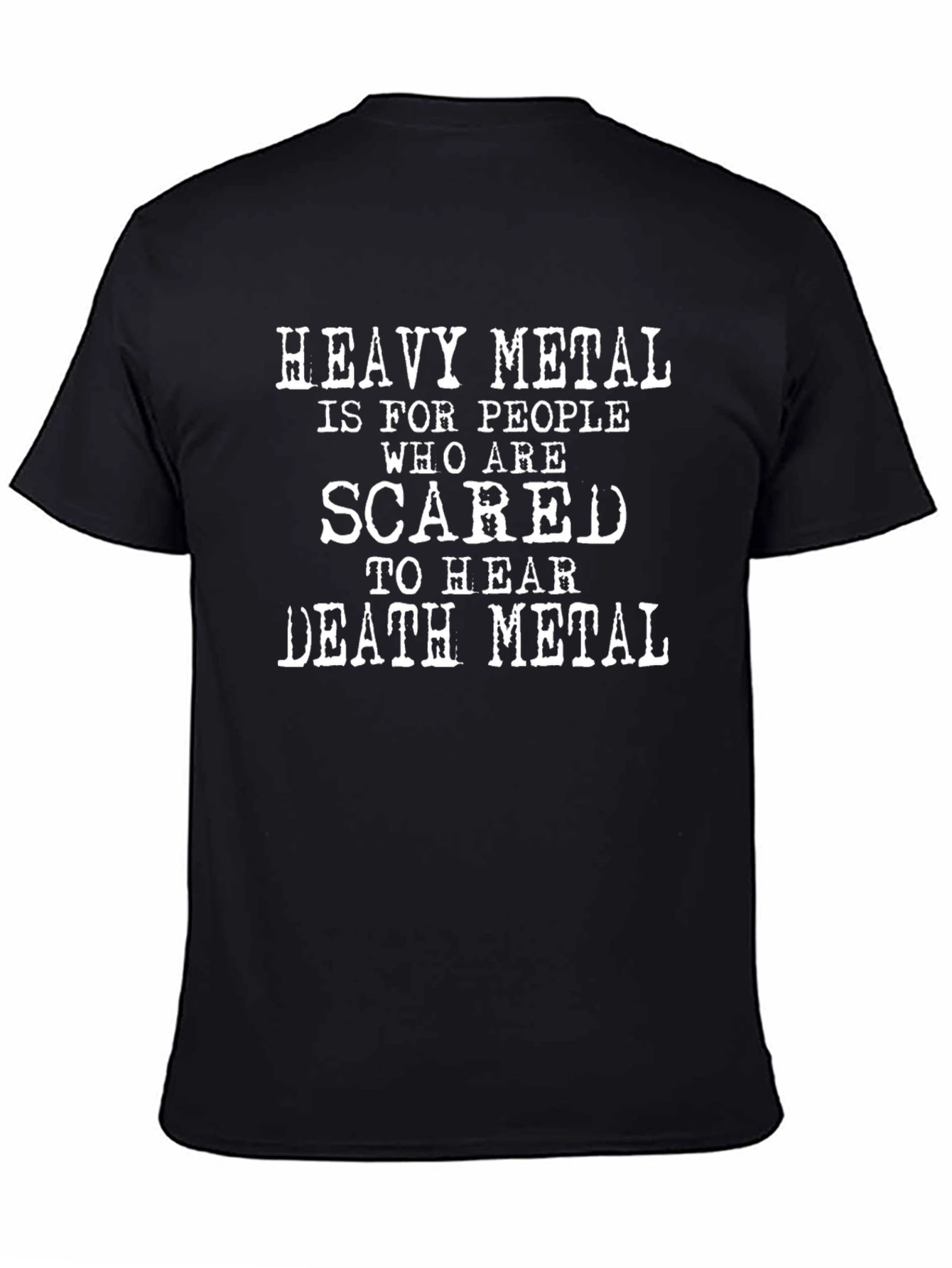 Heavy Metal vs Death Metal Graphic Tee