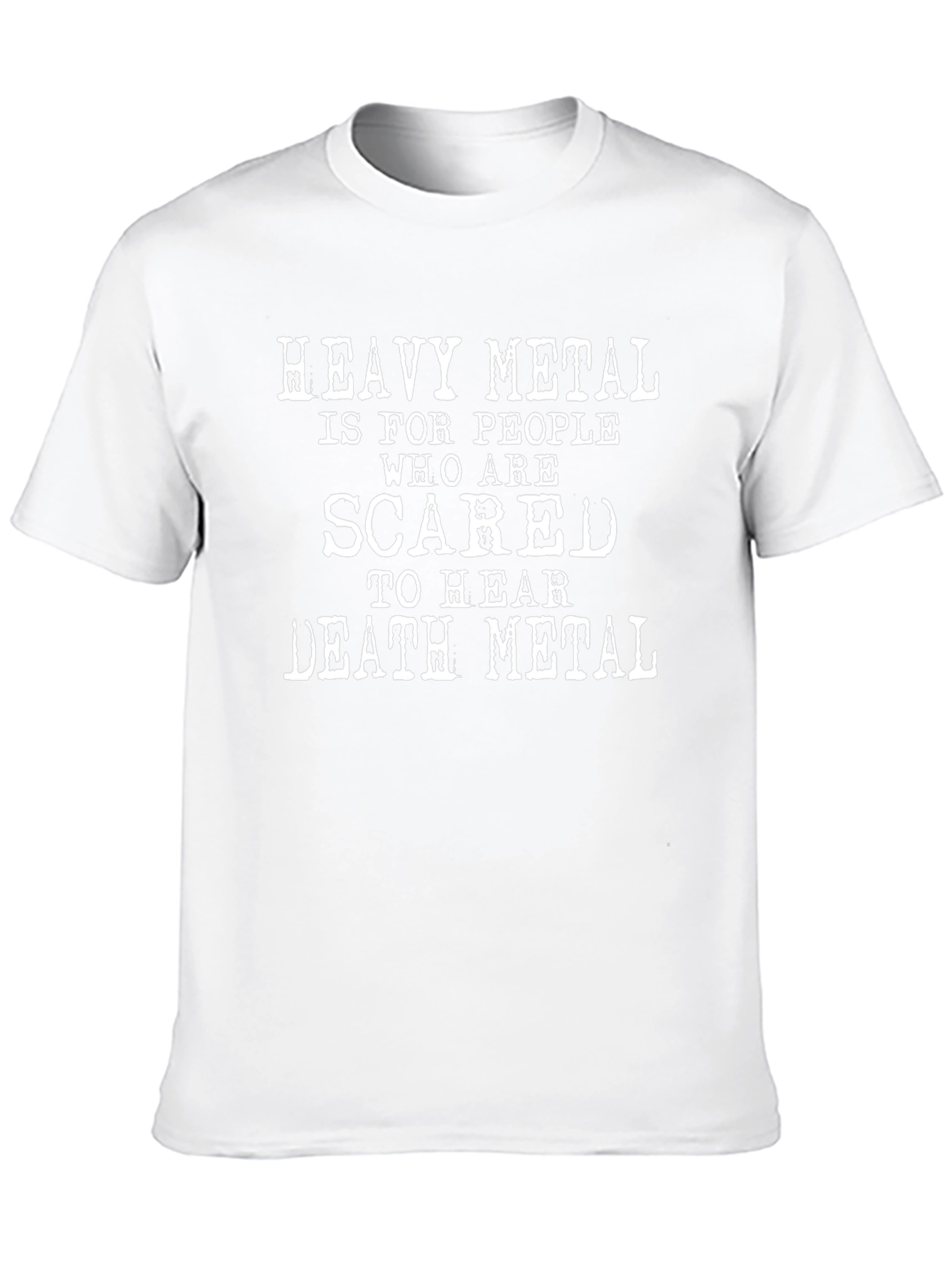 Heavy Metal vs Death Metal Graphic Tee