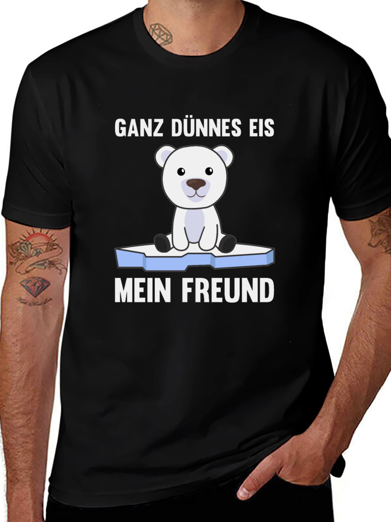 Ganz Dünnes Eis Mein Freund T-Shirt