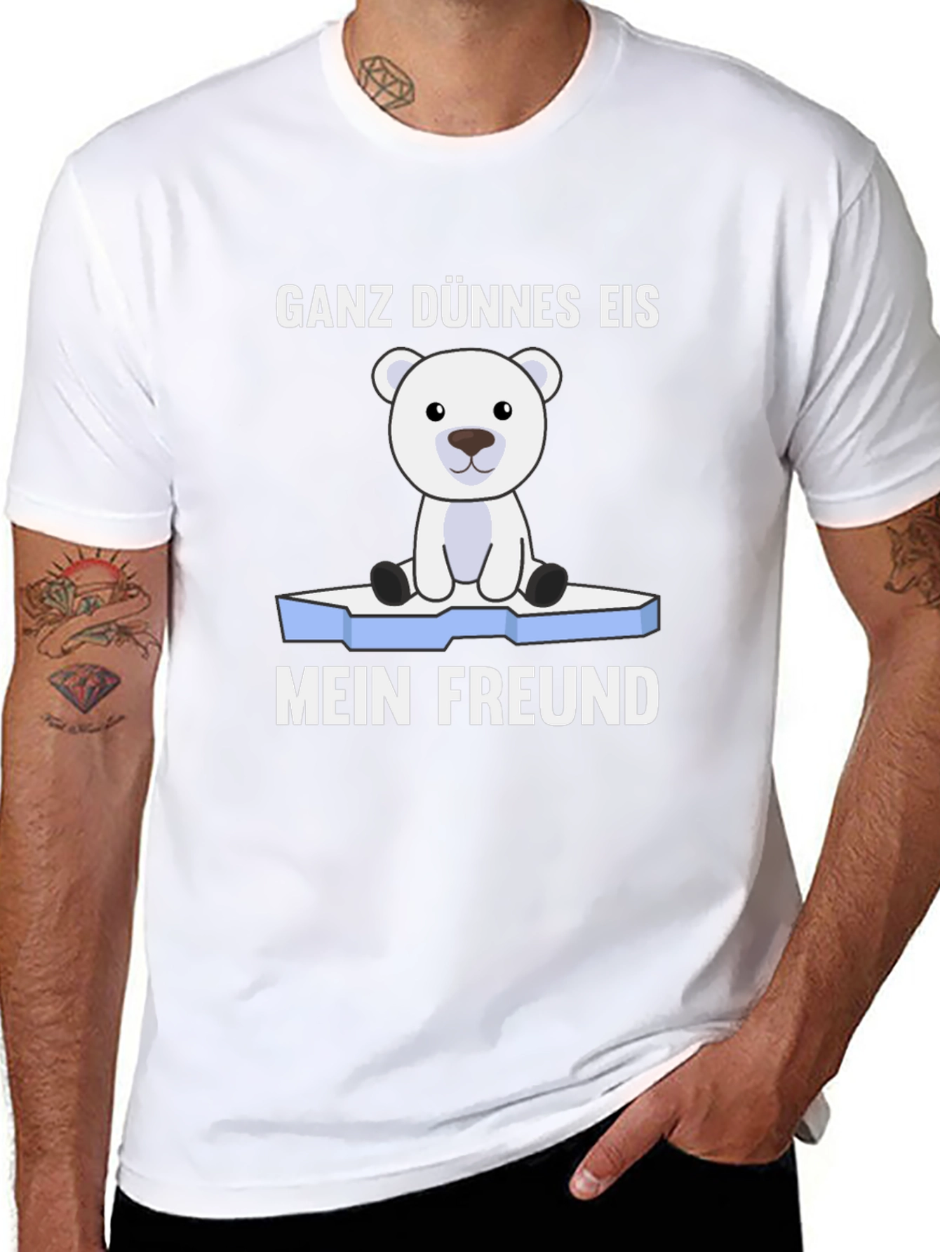 Ganz Dünnes Eis Mein Freund T-Shirt