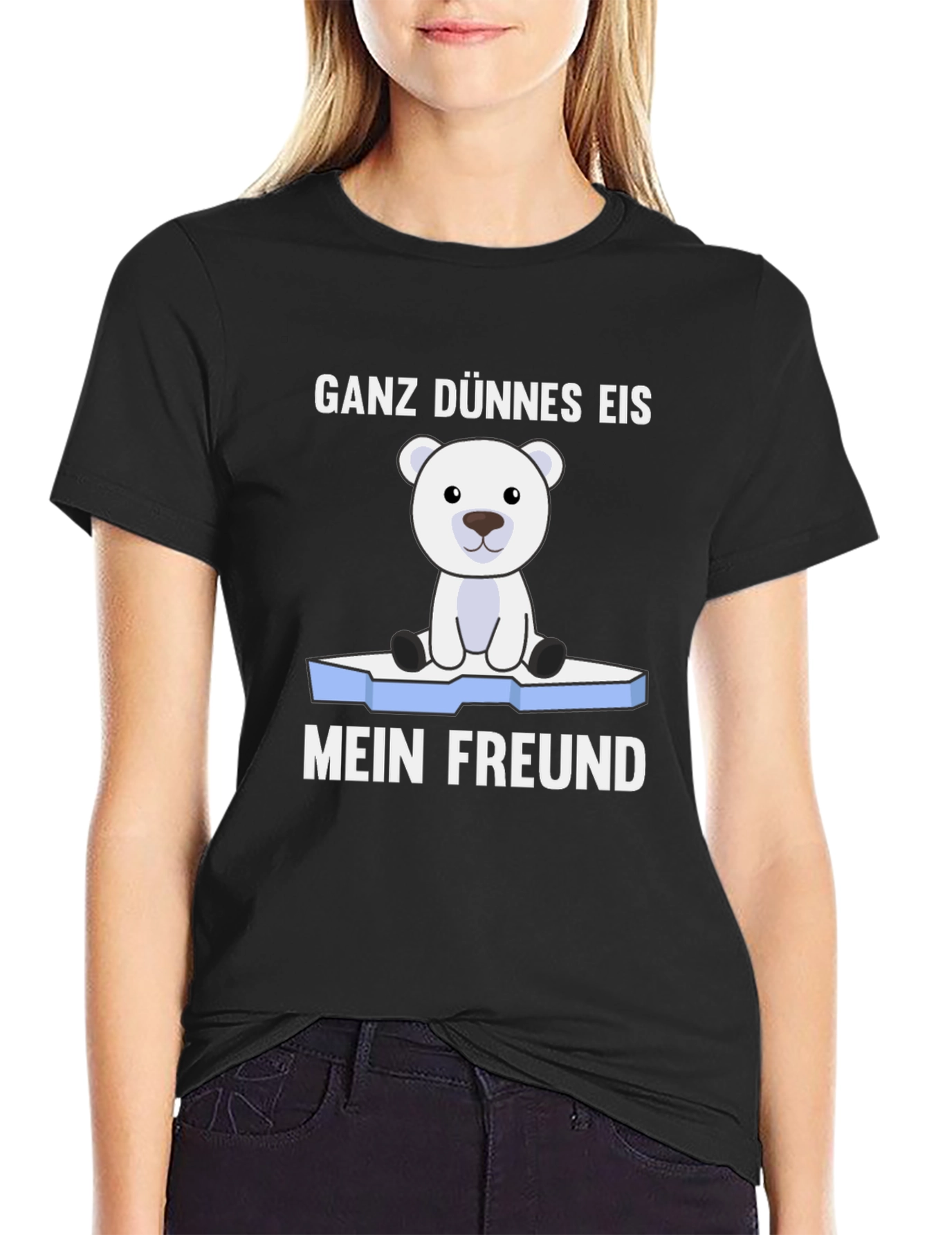 Ganz Dünnes Eis Mein Freund T-Shirt