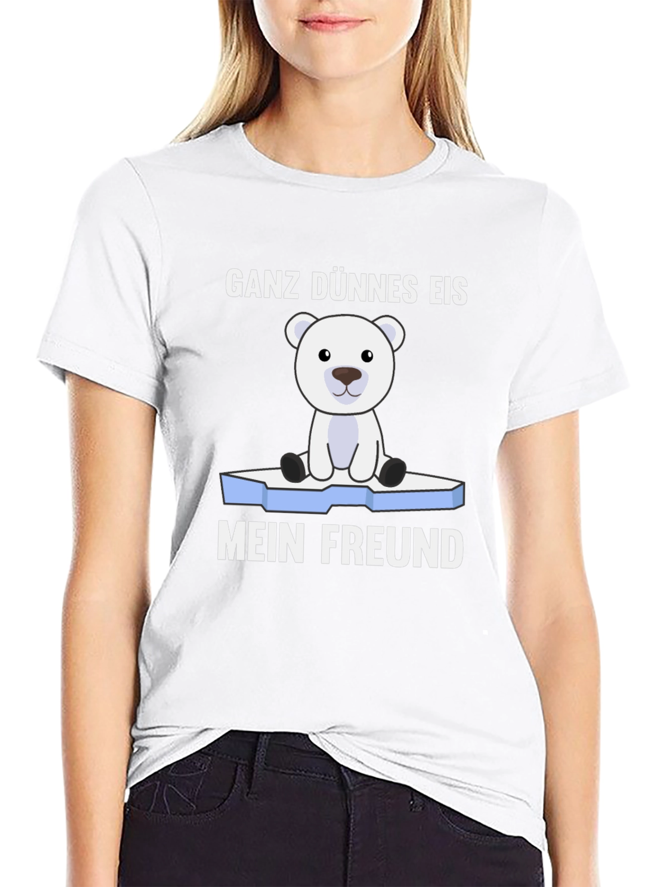 Ganz Dünnes Eis Mein Freund T-Shirt