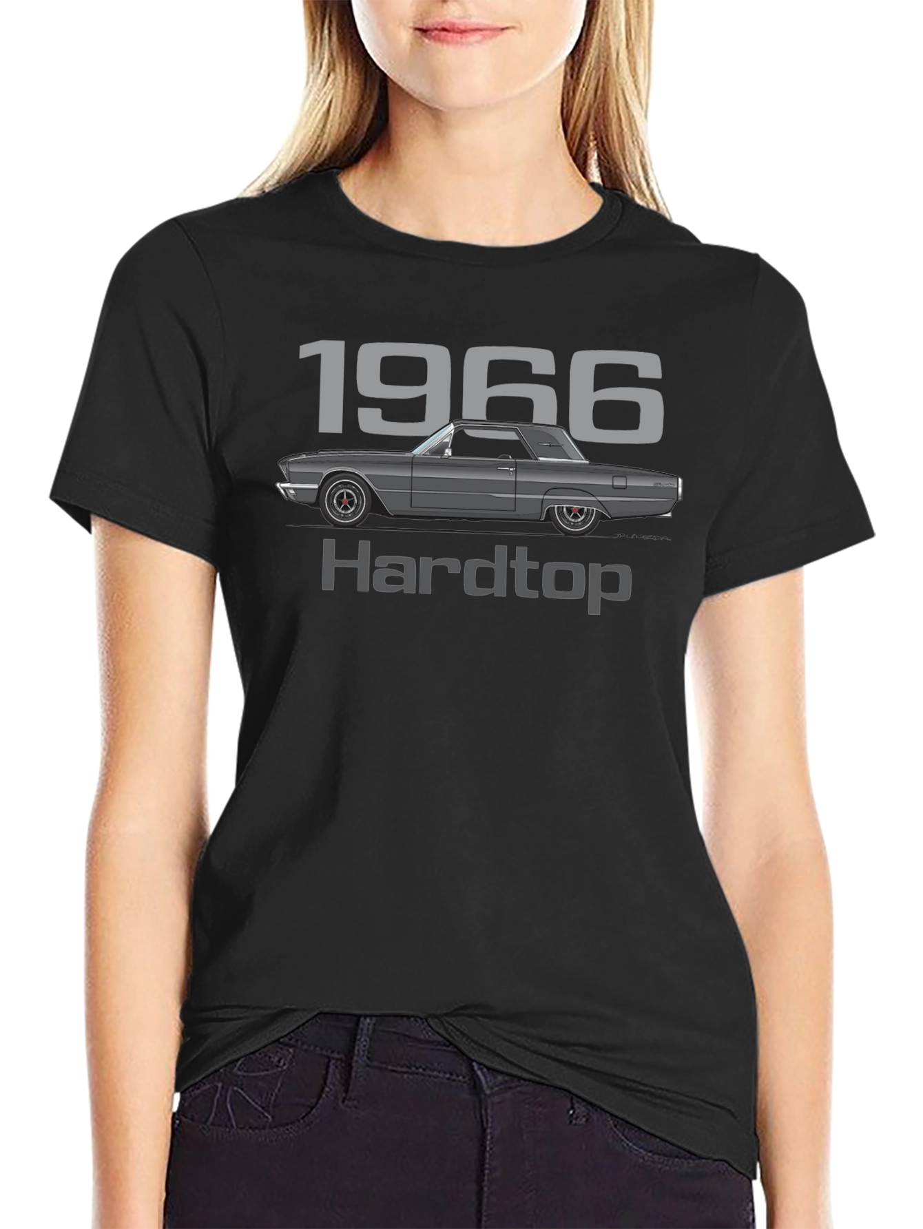 1966 Hardtop Car Graphic T-Shirt - Classic Automotive Tee