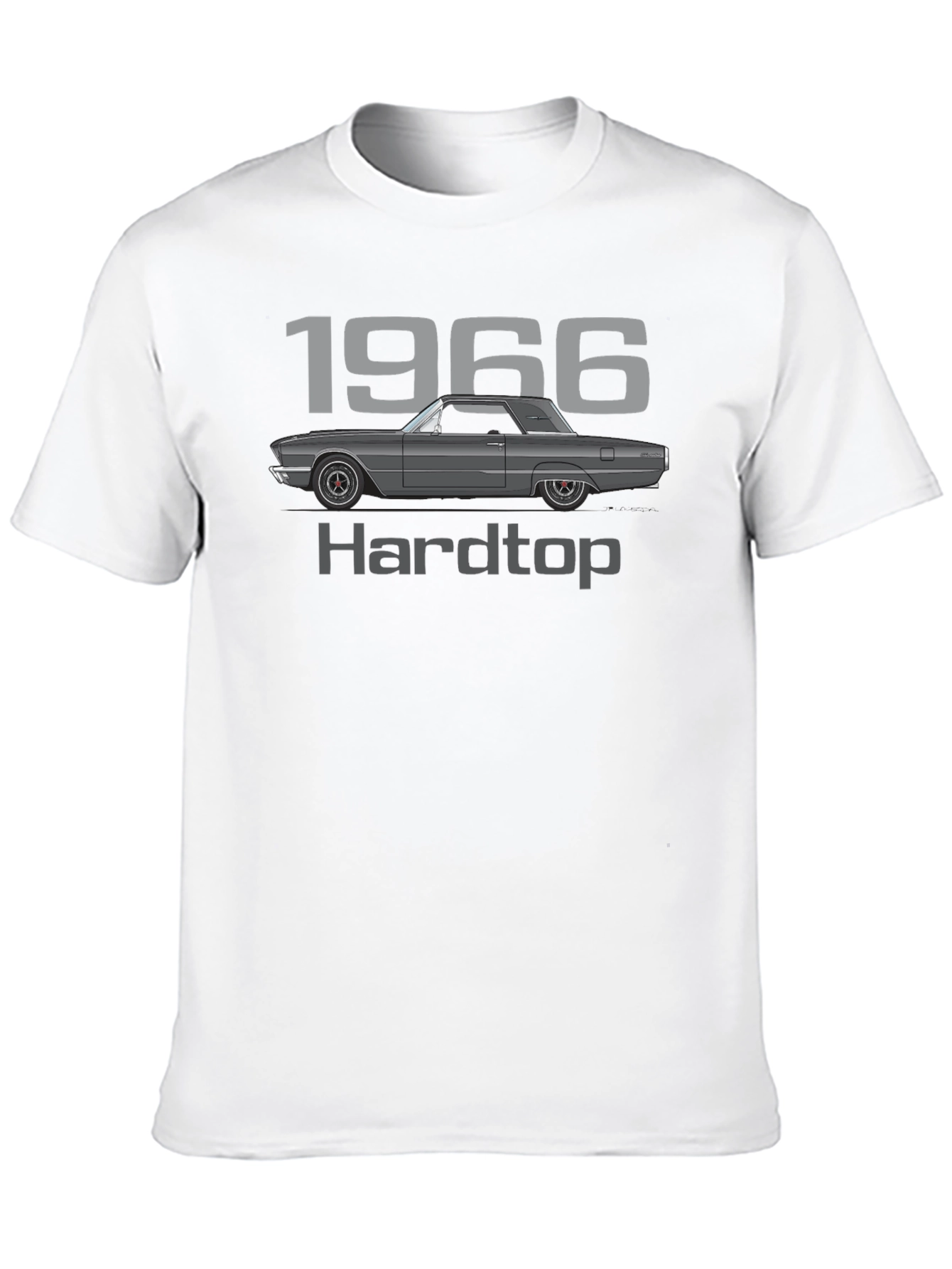 1966 Hardtop Car Graphic T-Shirt - Classic Automotive Tee