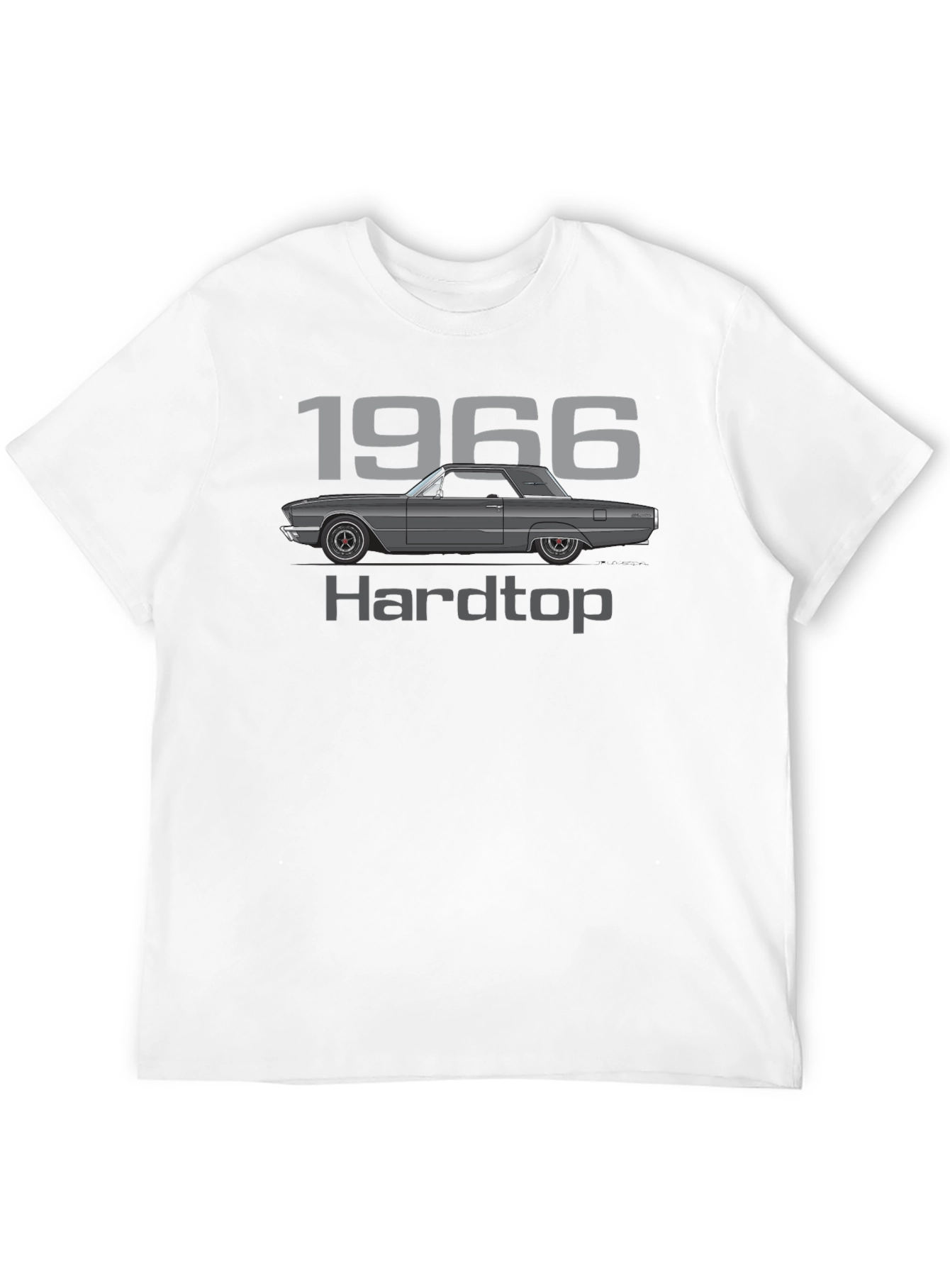 1966 Hardtop Car Graphic T-Shirt - Classic Automotive Tee
