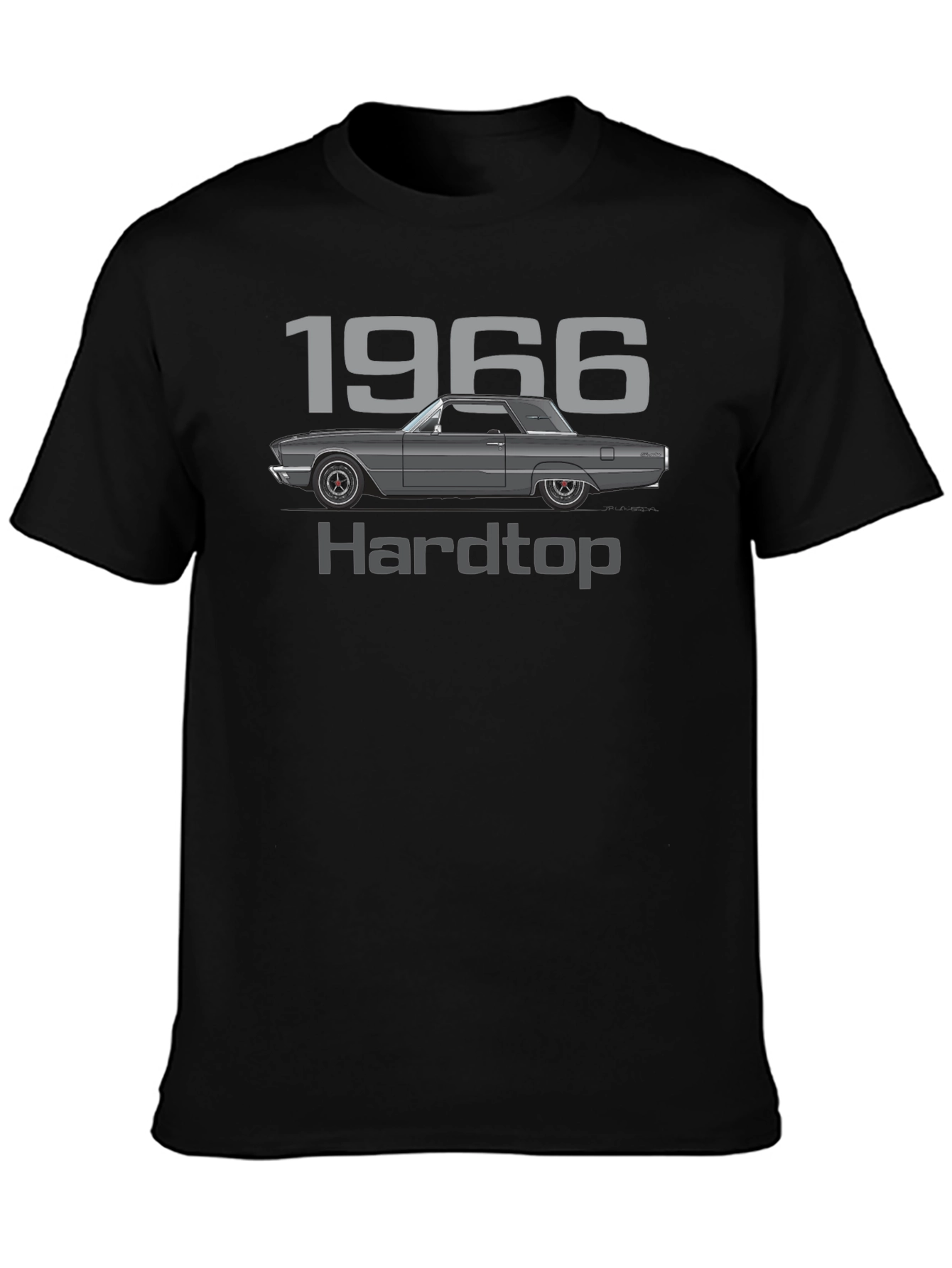 1966 Hardtop Car Graphic T-Shirt - Classic Automotive Tee