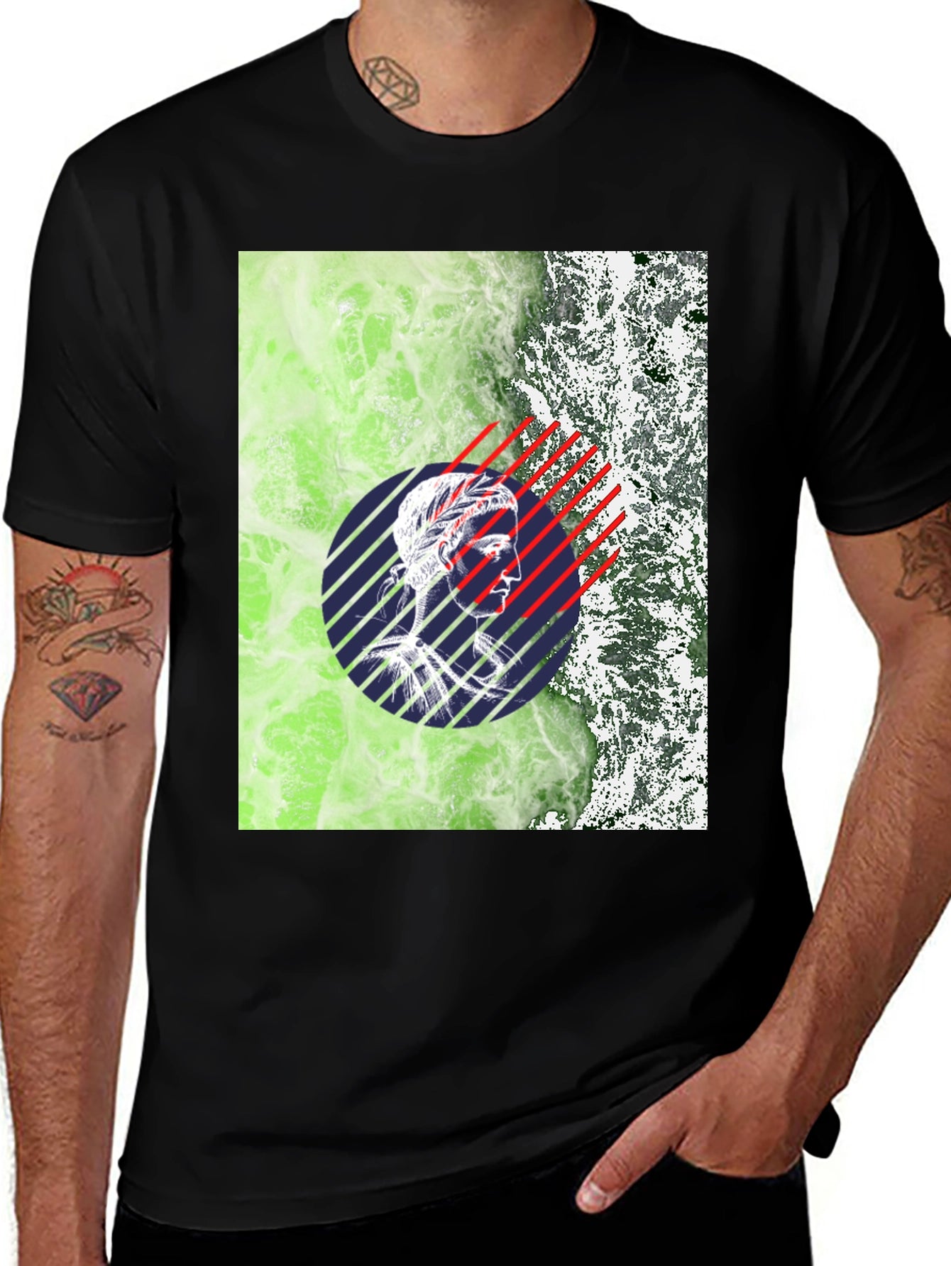 Abstract Graphic Tee