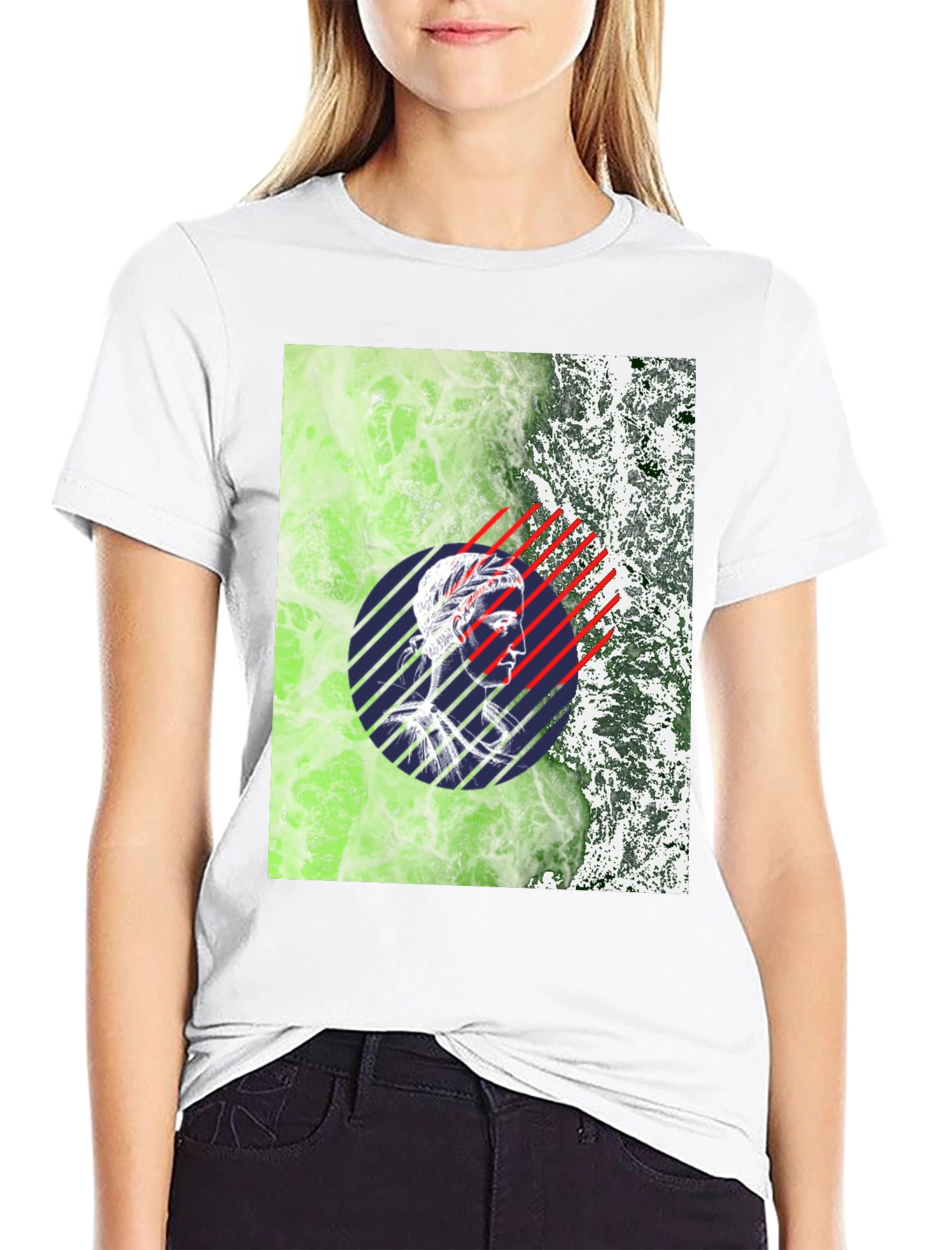 Abstract Graphic Tee