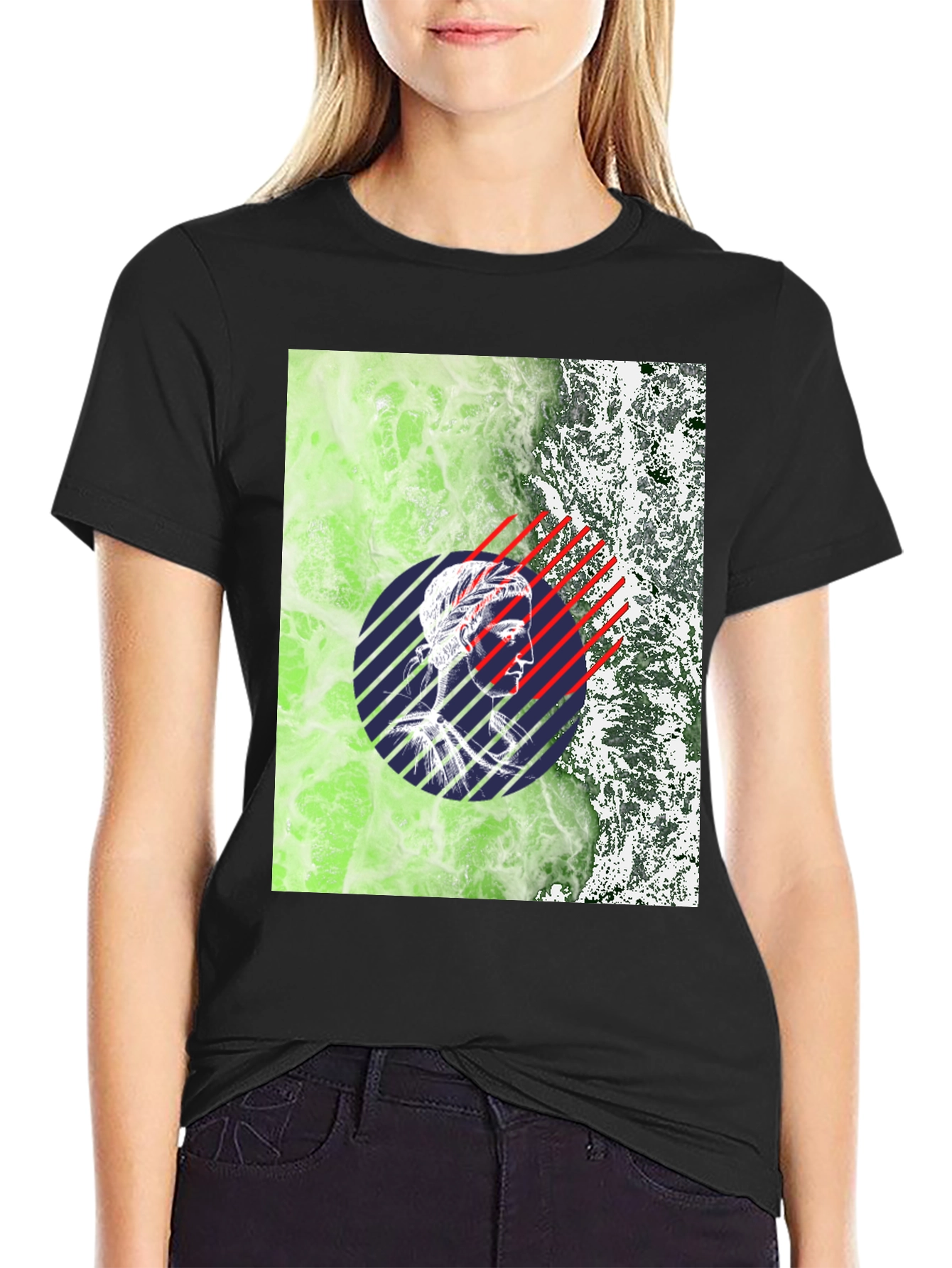 Abstract Graphic Tee
