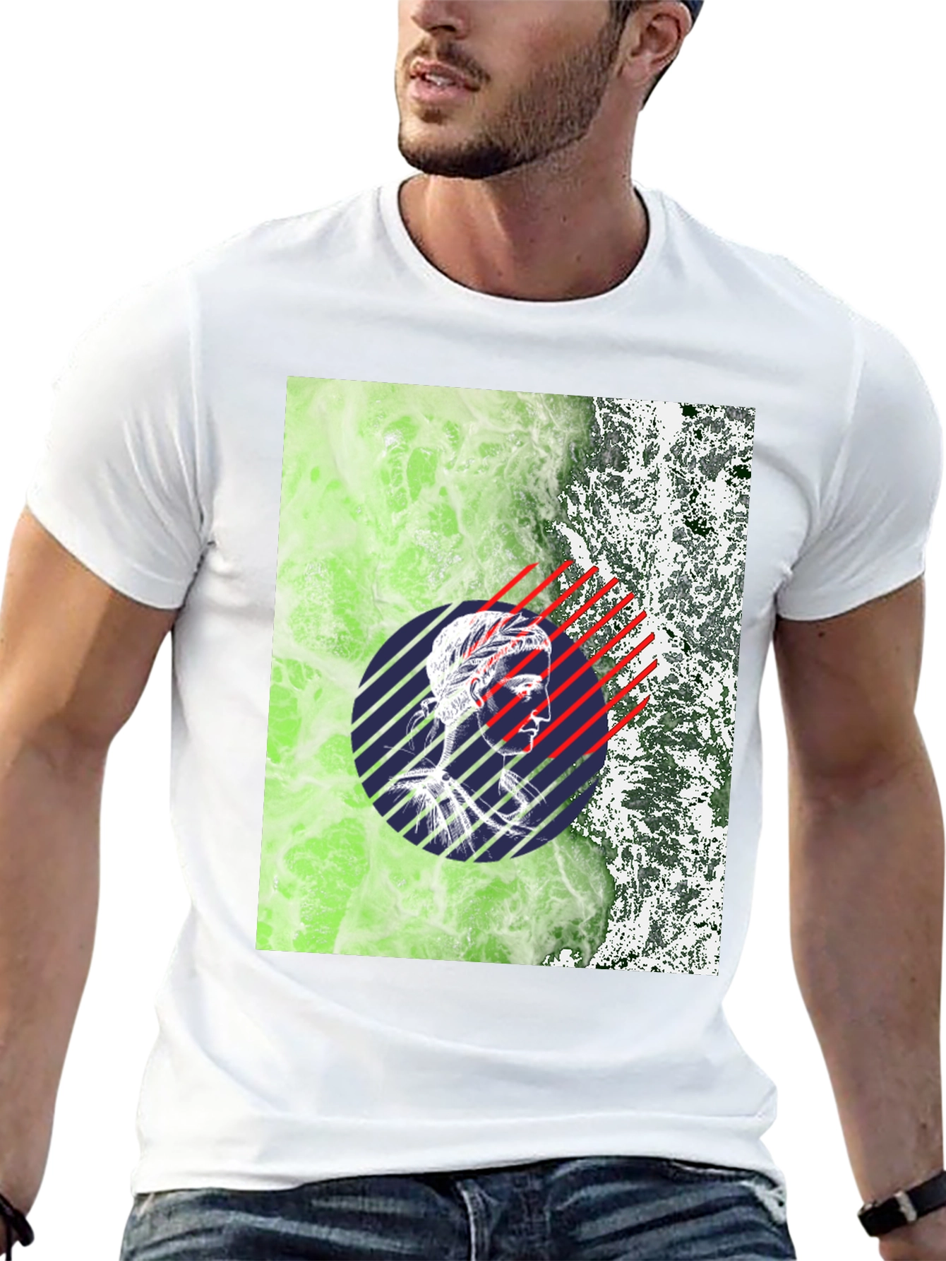 Abstract Graphic Tee