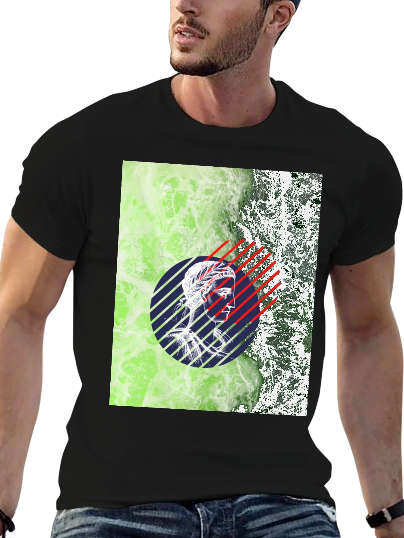 Abstract Graphic Tee