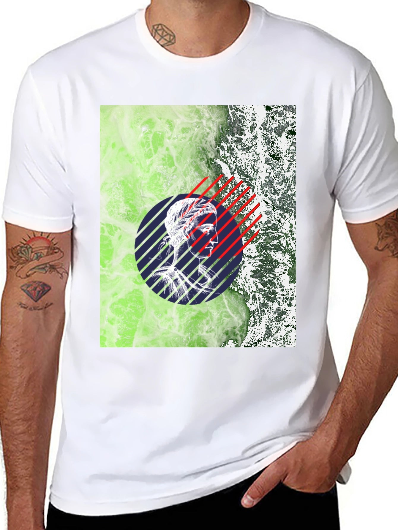 Abstract Graphic Tee