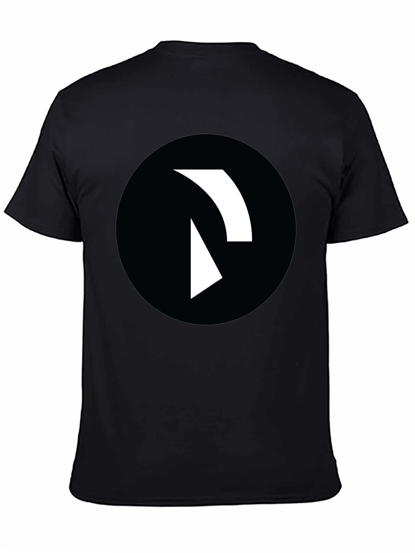 Abstract Logo Graphic T-Shirt - Black