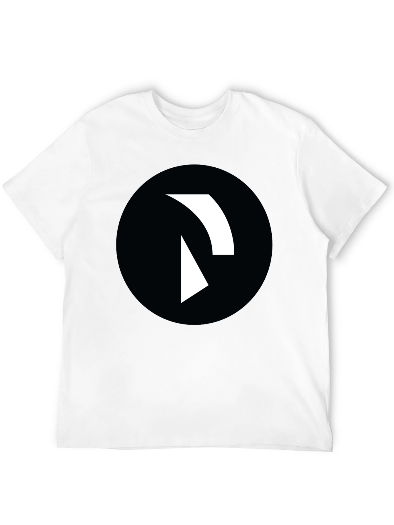 Abstract Logo Graphic T-Shirt - Black