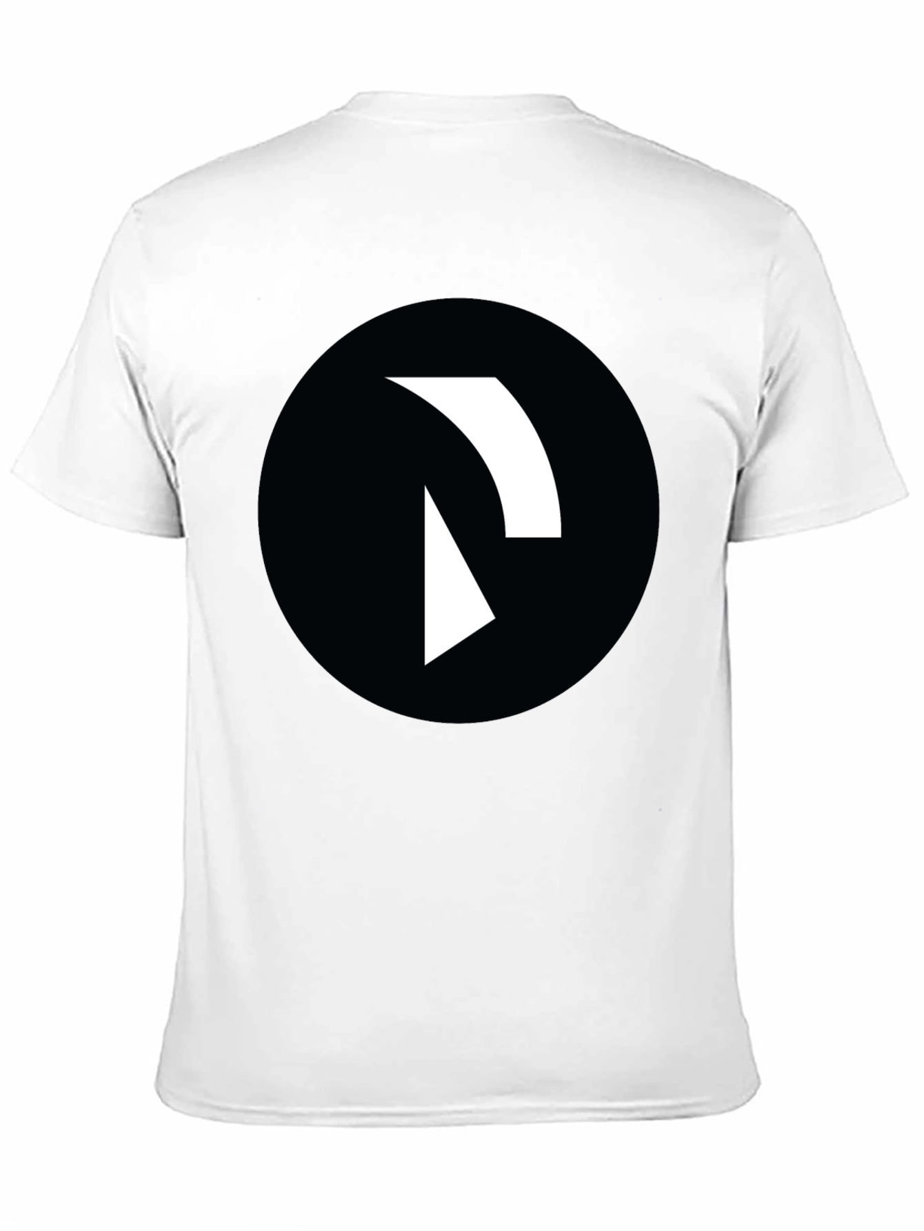 Abstract Logo Graphic T-Shirt - Black