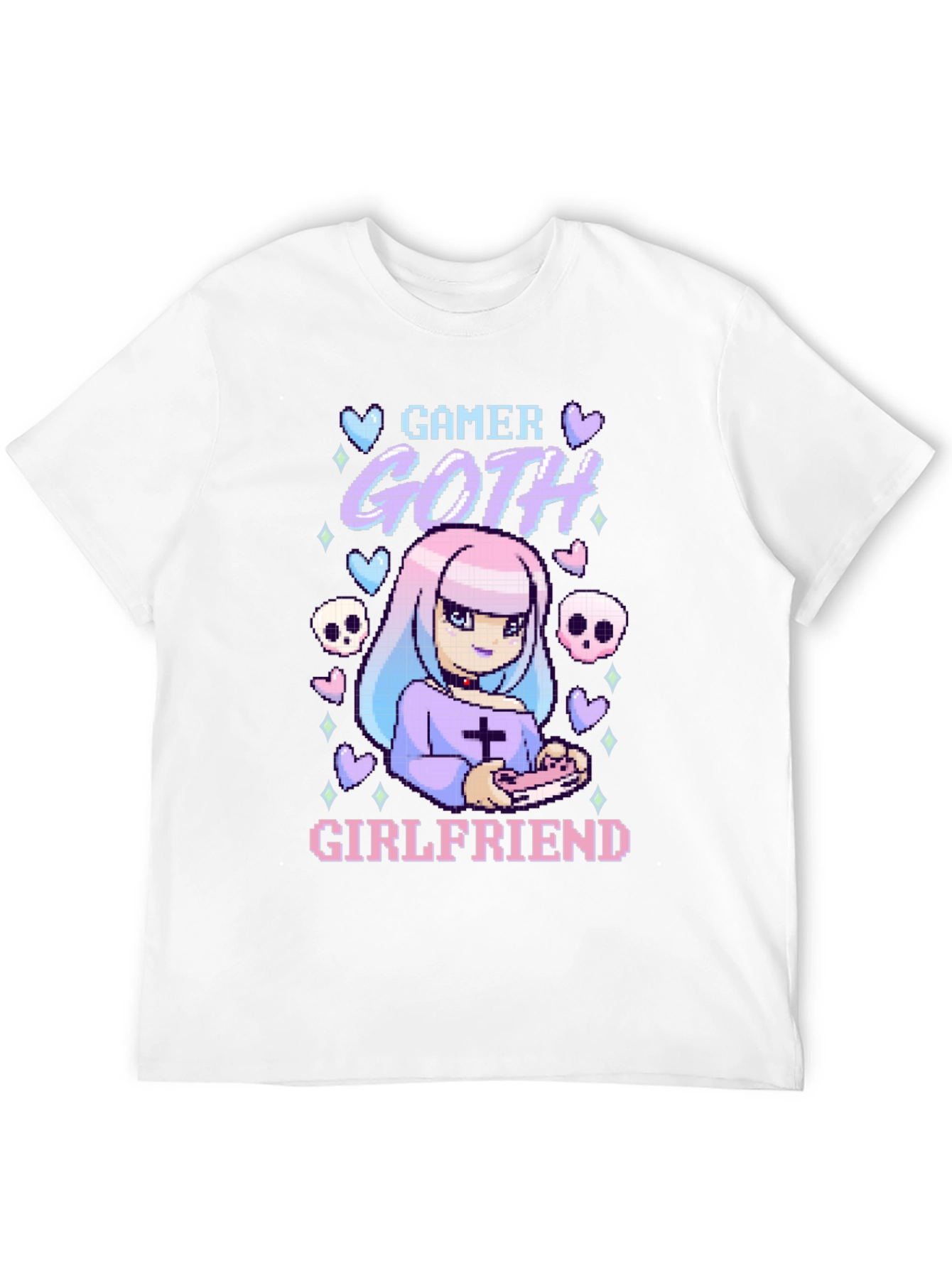 Gamer Goth Girlfriend Black T-Shirt