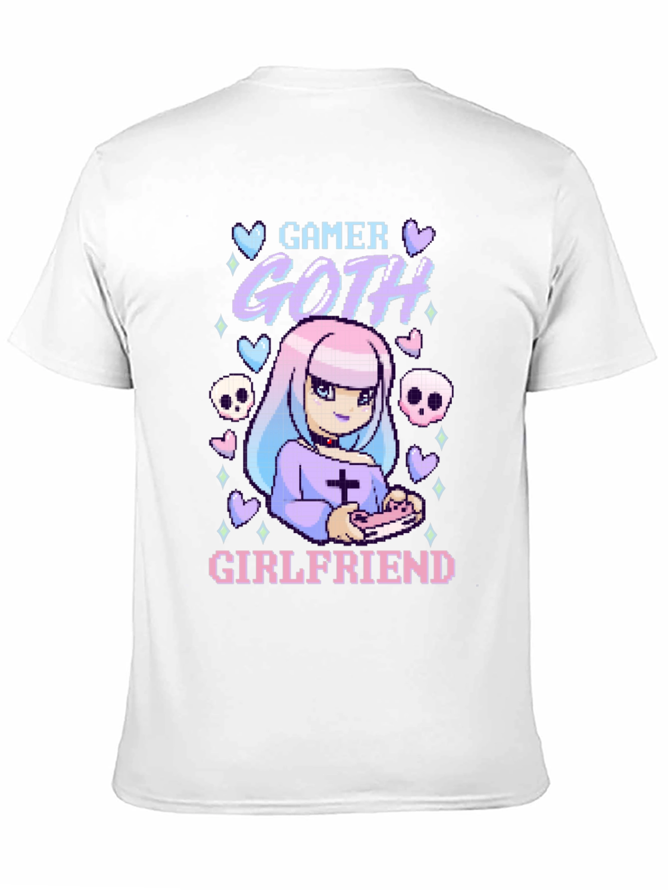 Gamer Goth Girlfriend Black T-Shirt